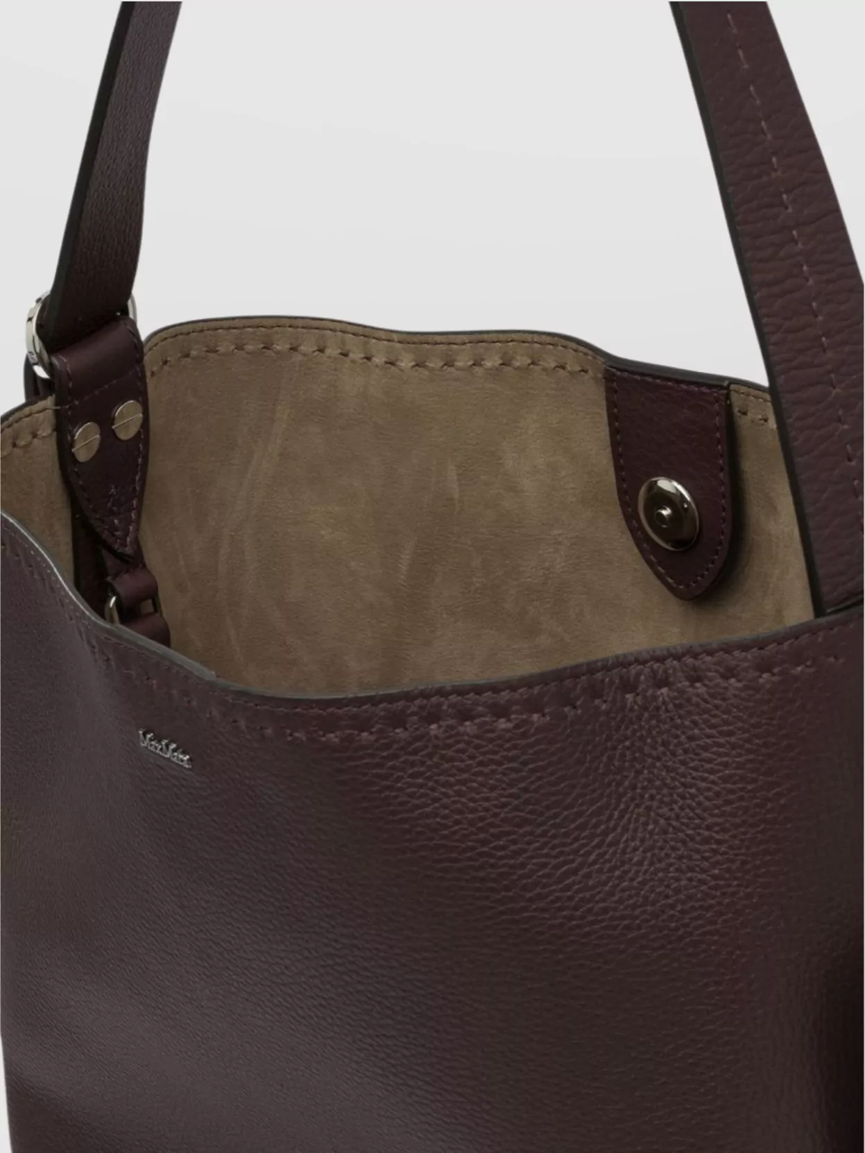 Max Mara "Adjustable" Leather Shoulder Bag