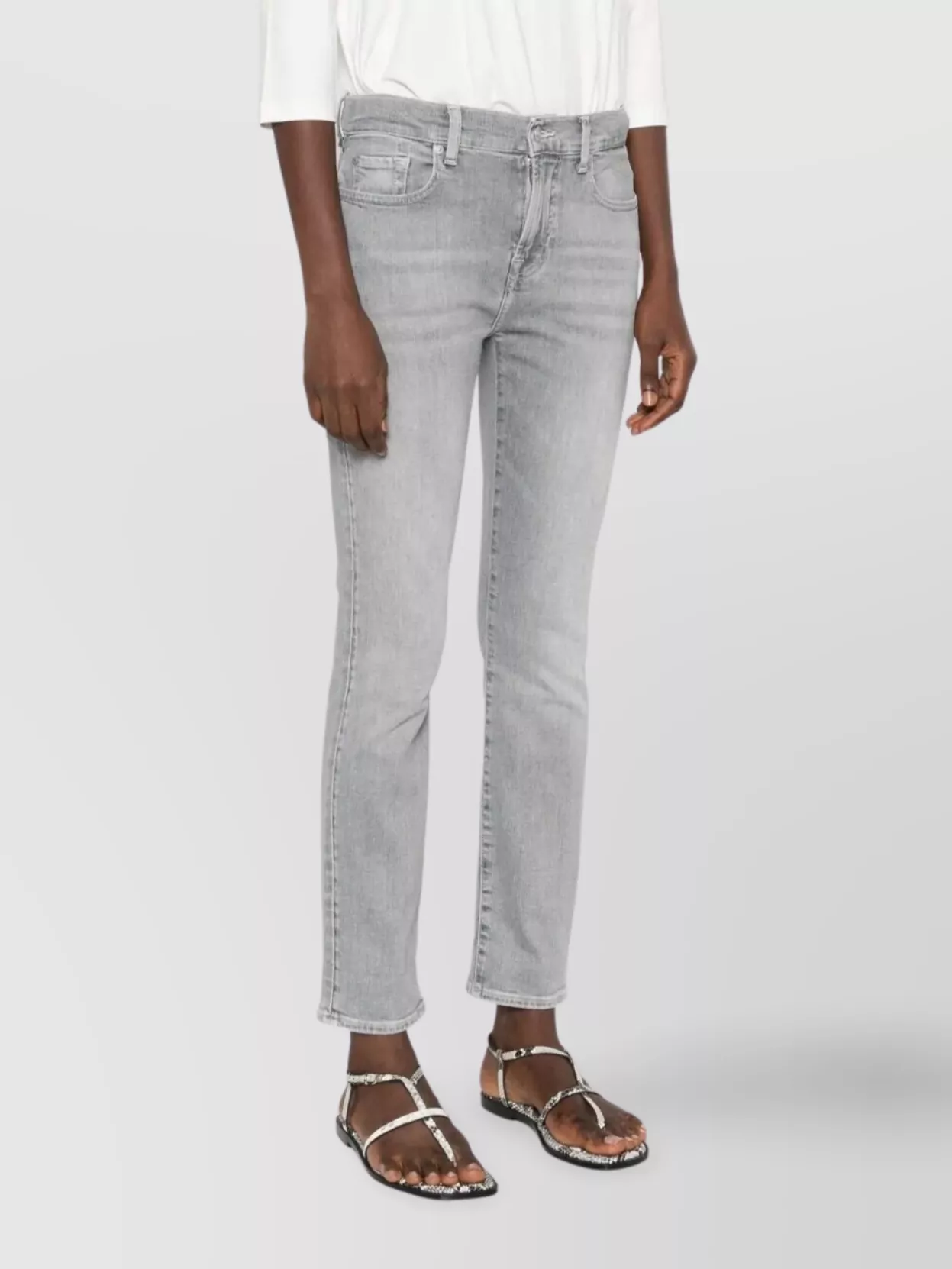 7 For All Mankind Relaxed Skinny Full Scale Trousers