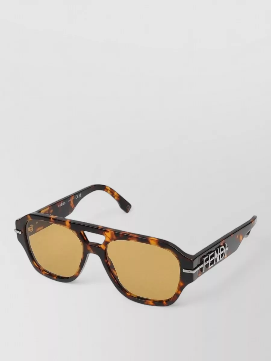 Fendi Maison Sunglasses Rectangular Fe40130I 55Mm