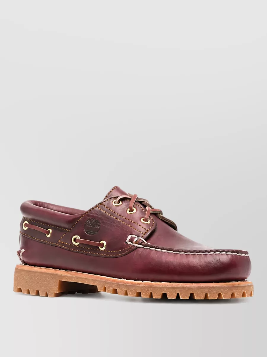 Timberland leather boat shoes