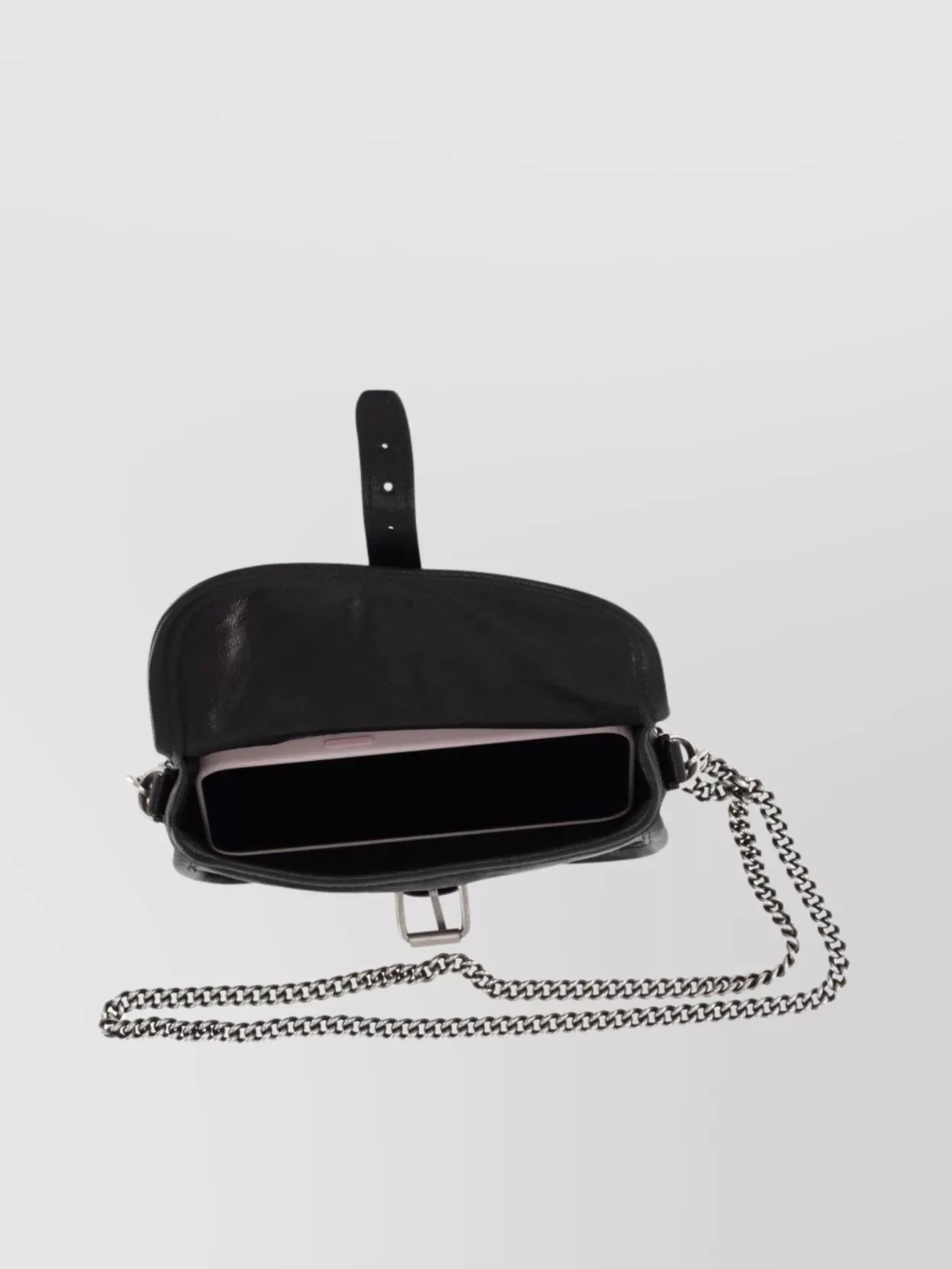 Ann Demeulemeester Small Lamb Leather Satchel Bag