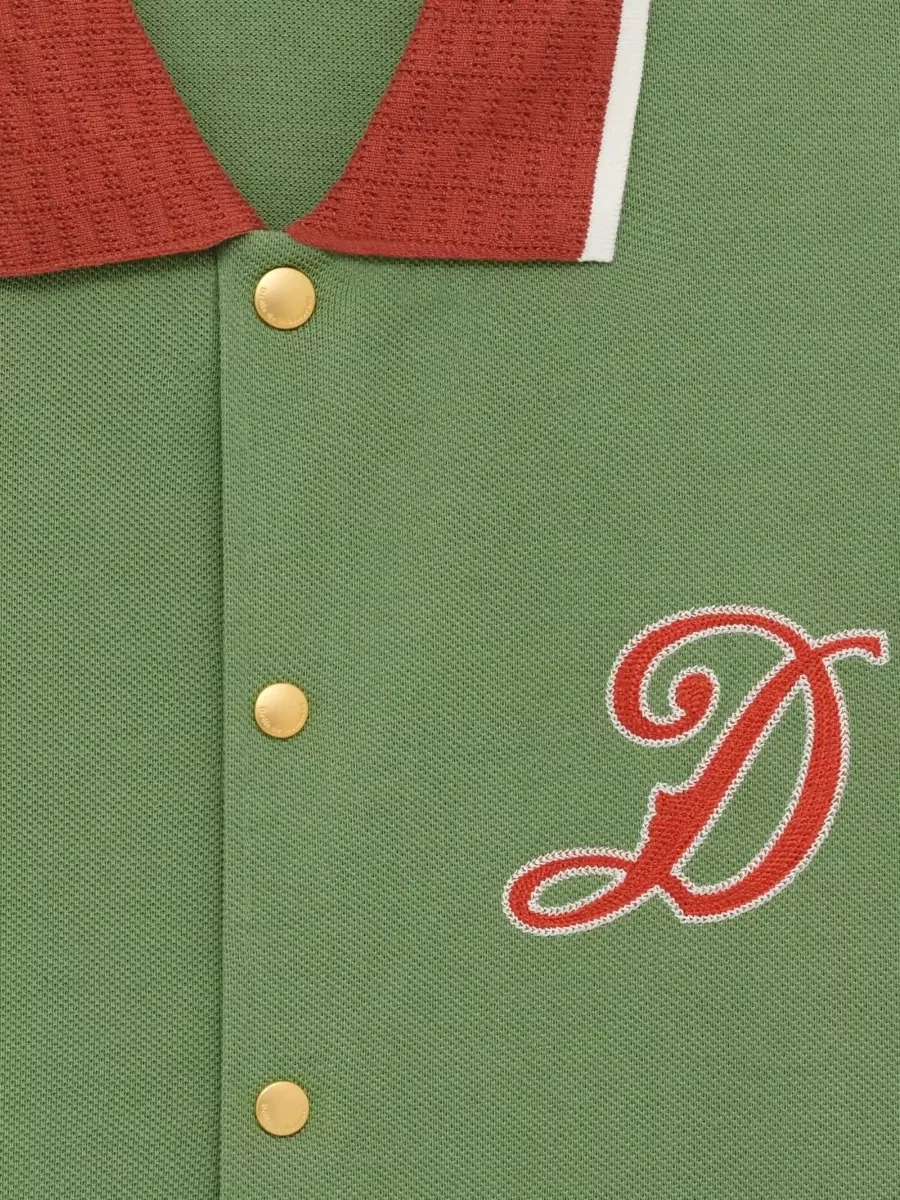 Drôle De Monsieur Embroidered Relaxed Fit Short Sleeve Shirt