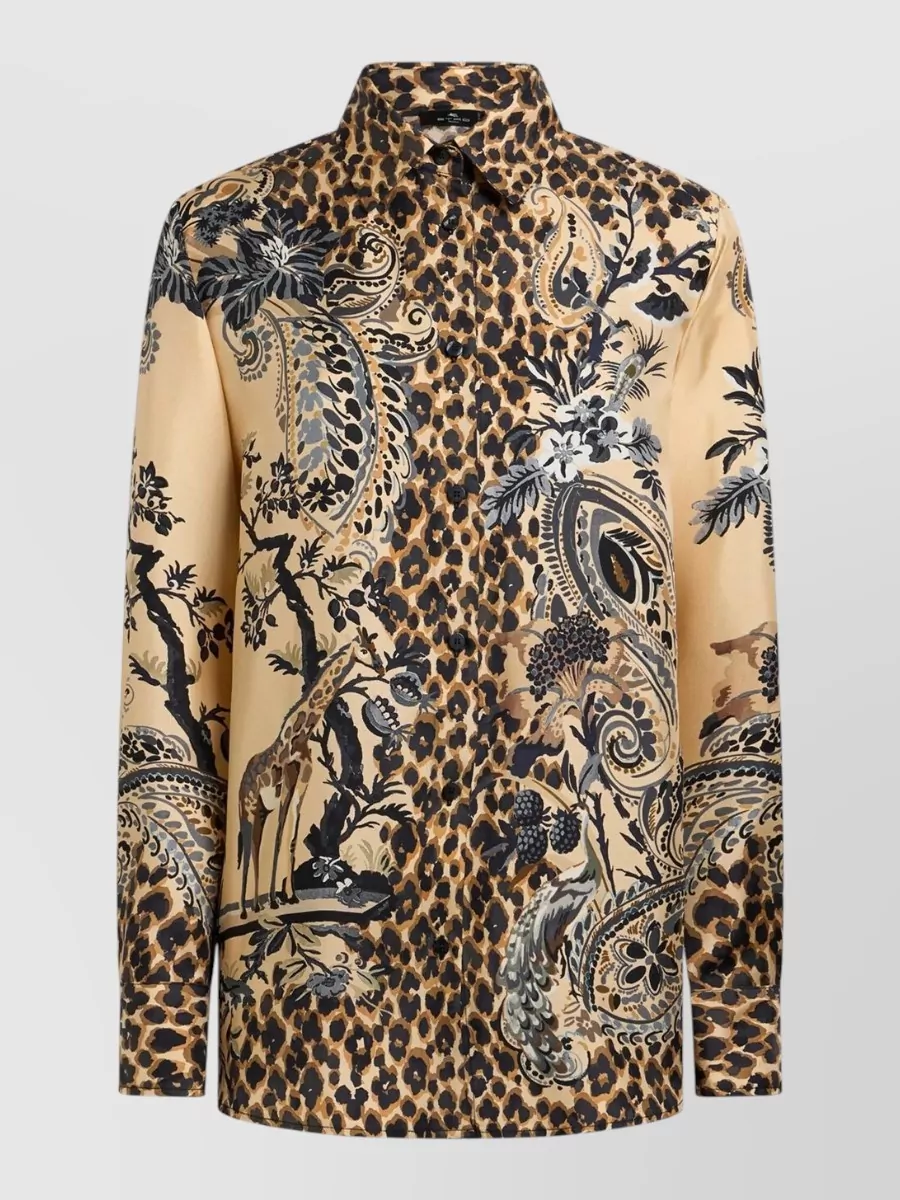 Etro silk printed shirt