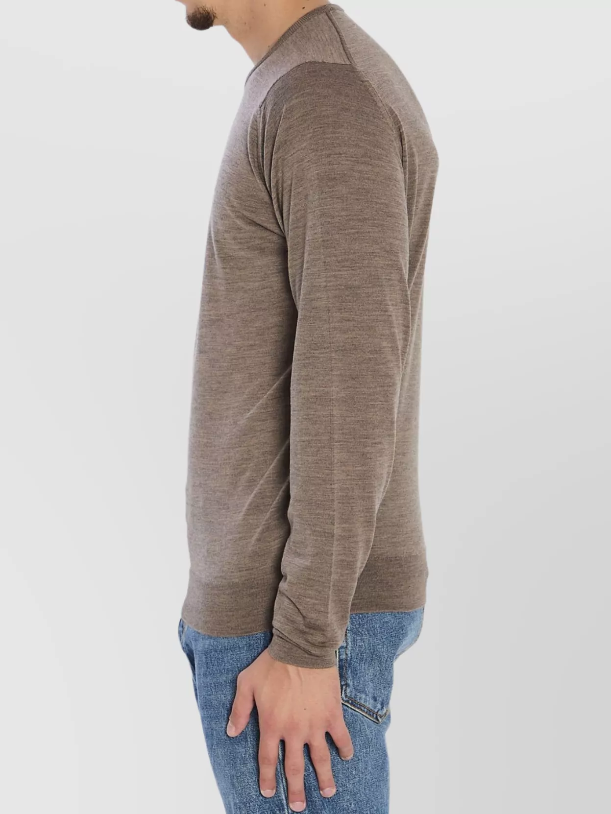 John Smedley Merino Wool Crew Neck Pullover