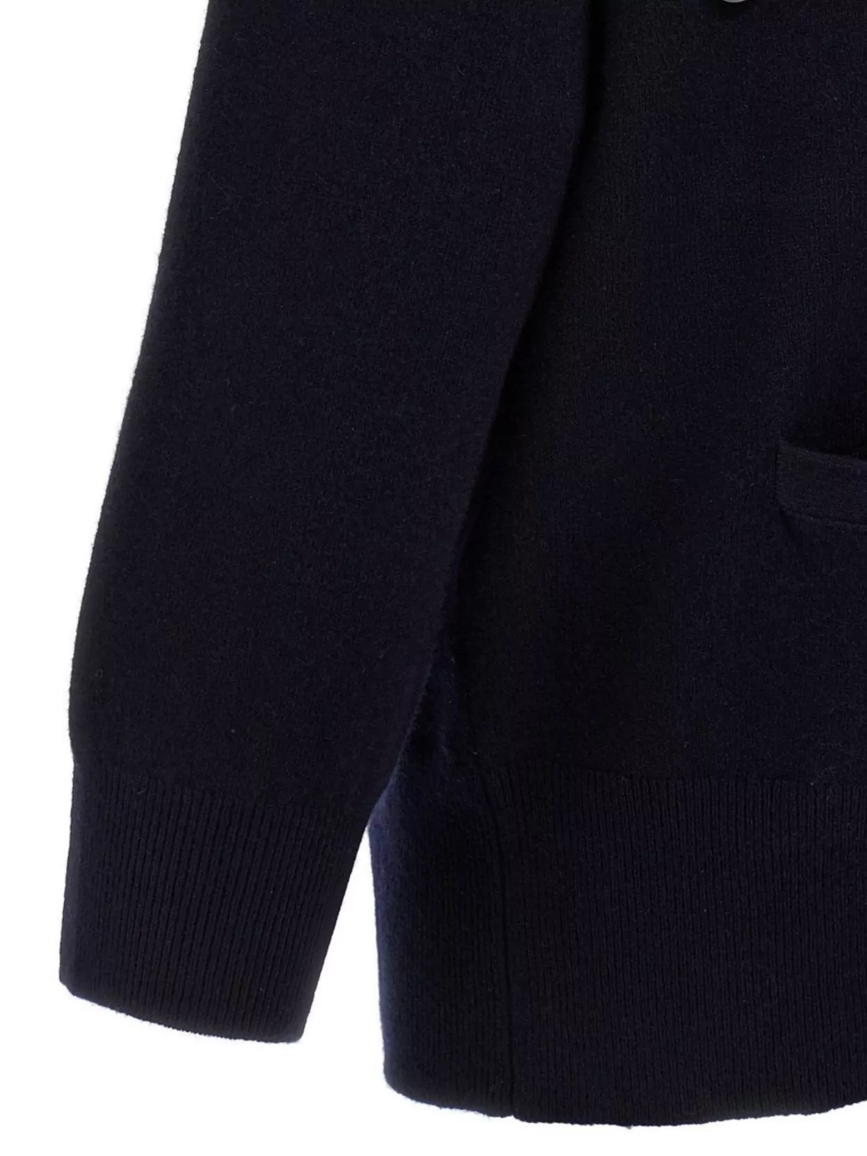 Extreme Cashmere V-neckline Cardigan With Front Pockets And Ribbed Cuffs