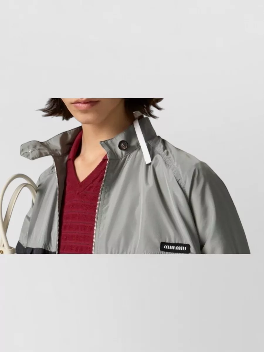 Miu Miu Silk Single Breasted Jacket