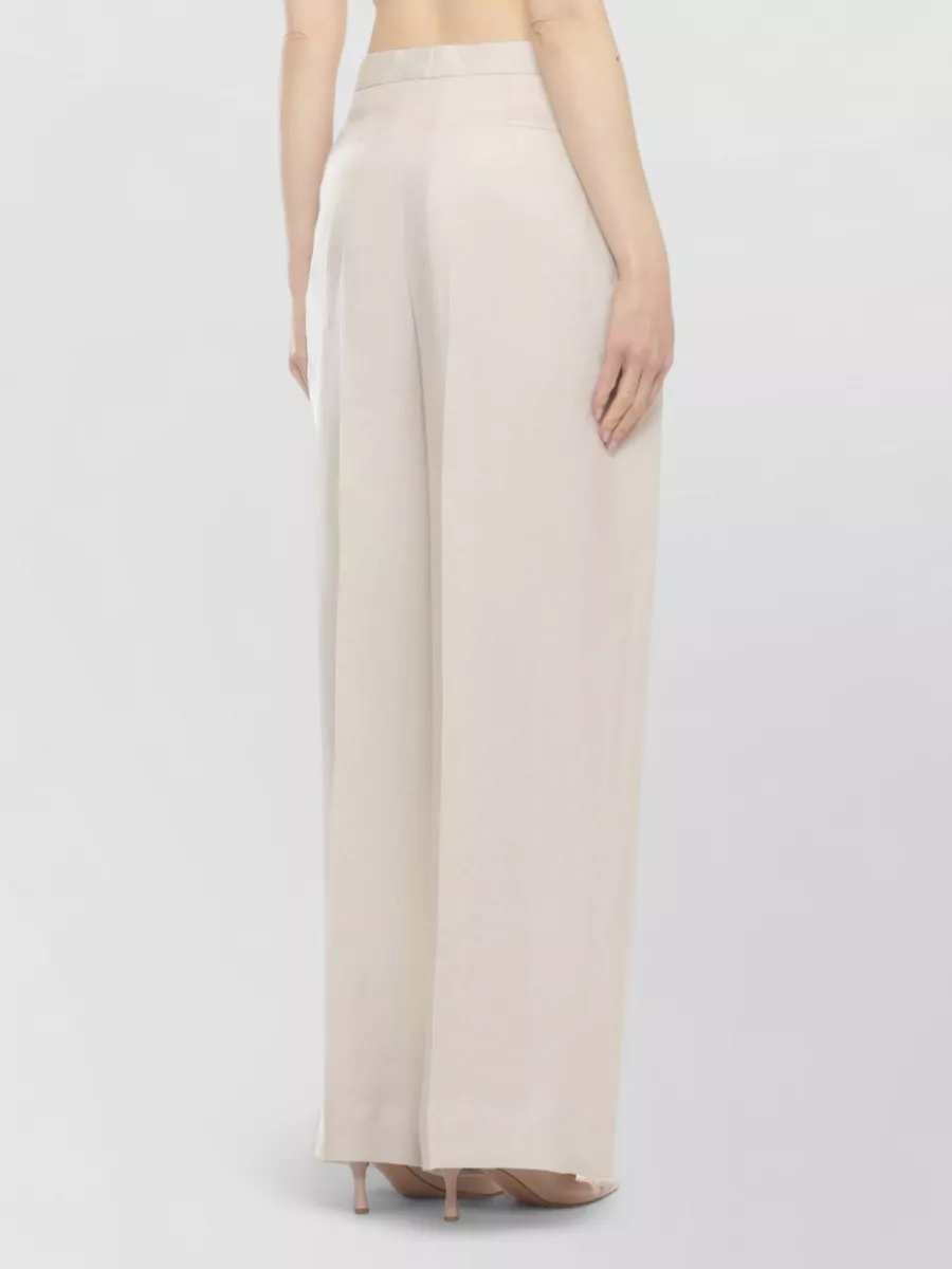 Lardini Linen Straight-Leg Trousers