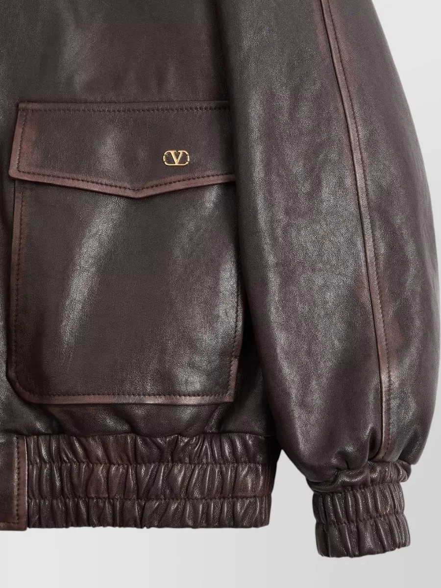 Valentino Leather Coat