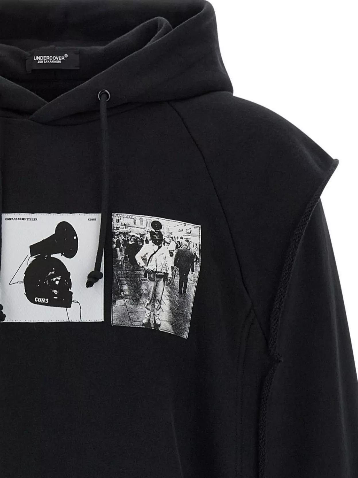 Undercover Graphic Hoodie With Front Pocket Design