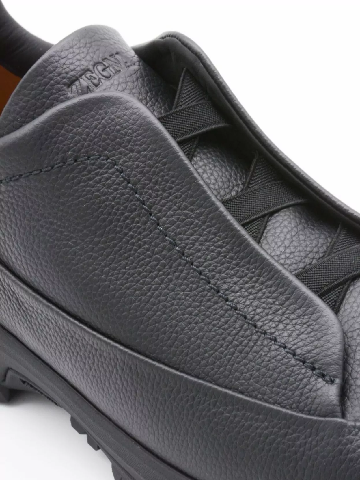 Zegna Casual Low Top Sneakers With Elastic Features