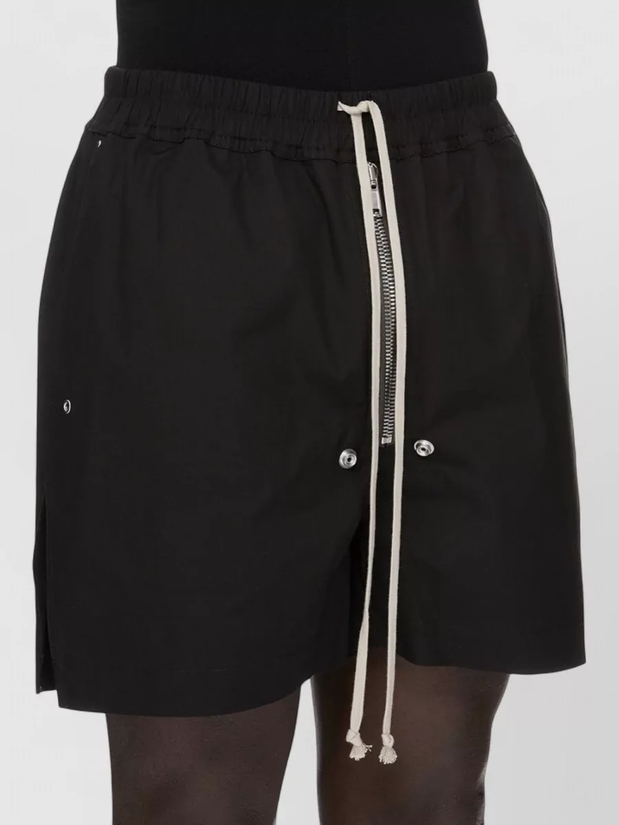 Rick Owens Poplin Above-The-Knee Shorts