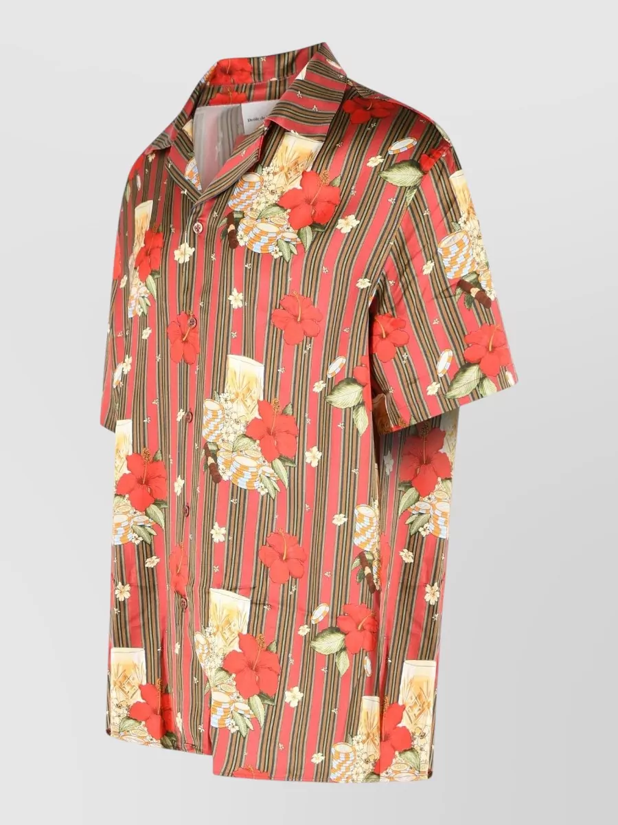Drôle De Monsieur Printed Viscose Shirt