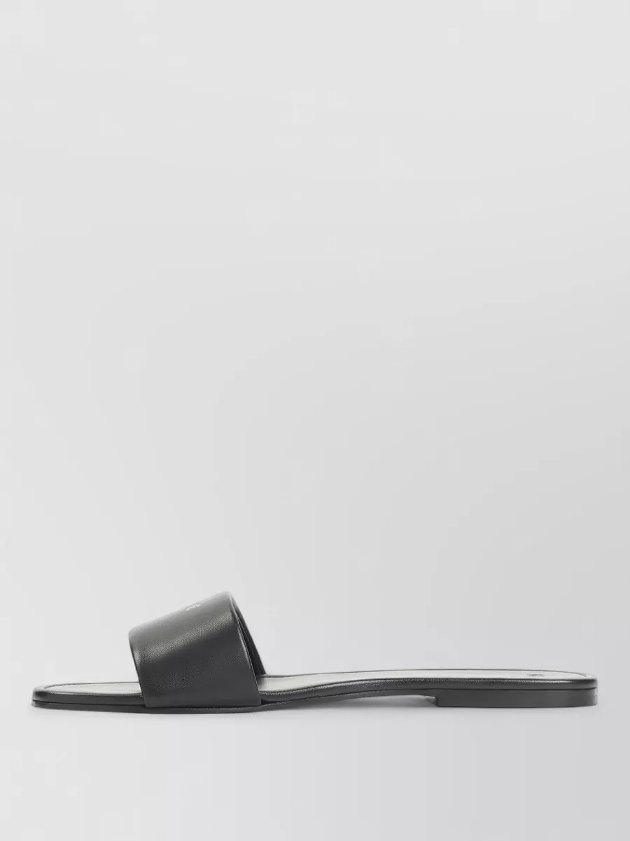 Celine Leather Slide Sandals