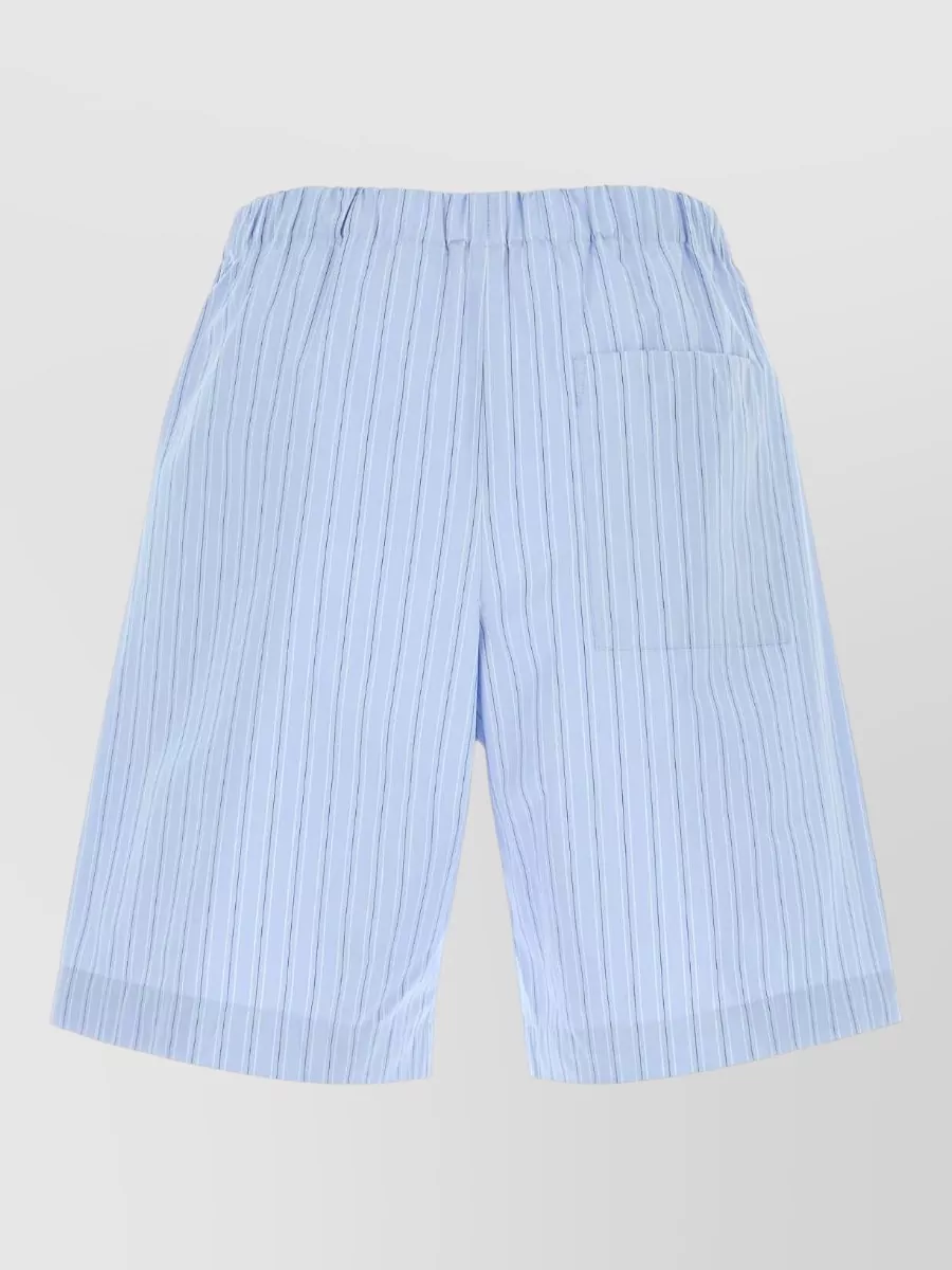 Dries Van Noten Opini Piperi Bermuda Shorts Striped Pocket