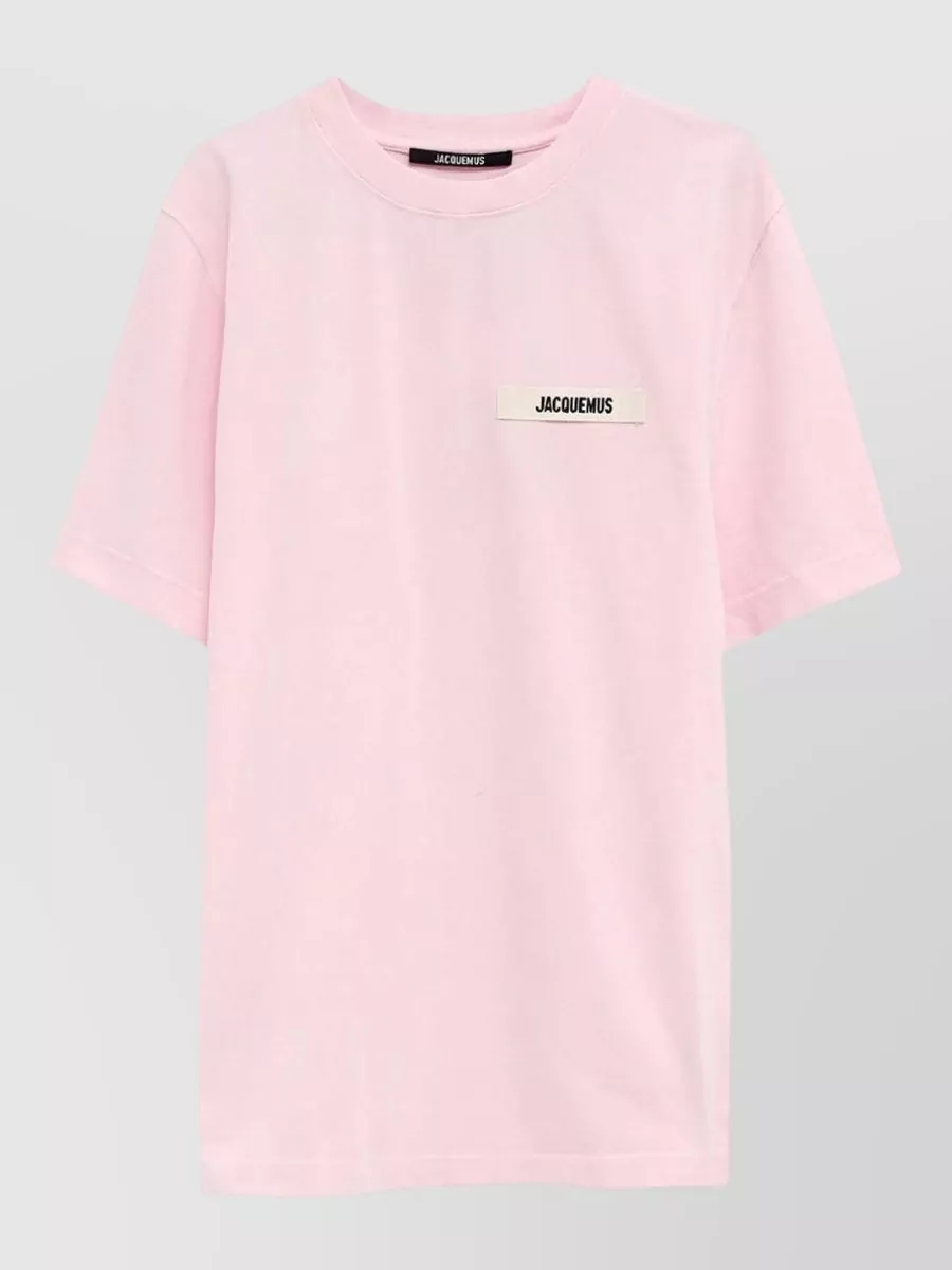Jacquemus Ribbed Crew Neck Relaxed Fit T-Shirt
