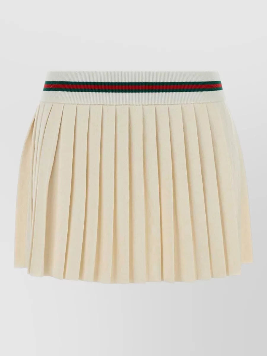 Gucci Pleated mini skirt