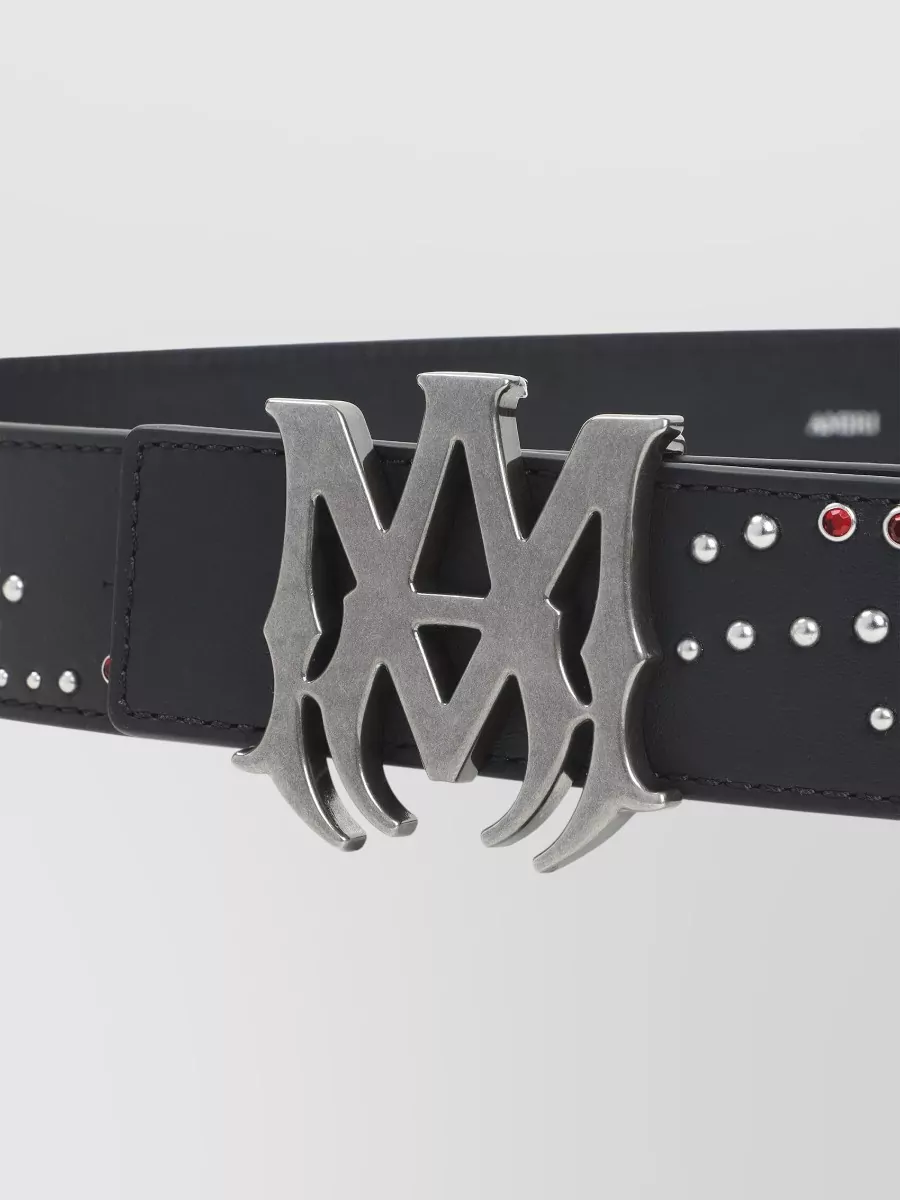 Amiri Leather Studded Belt
