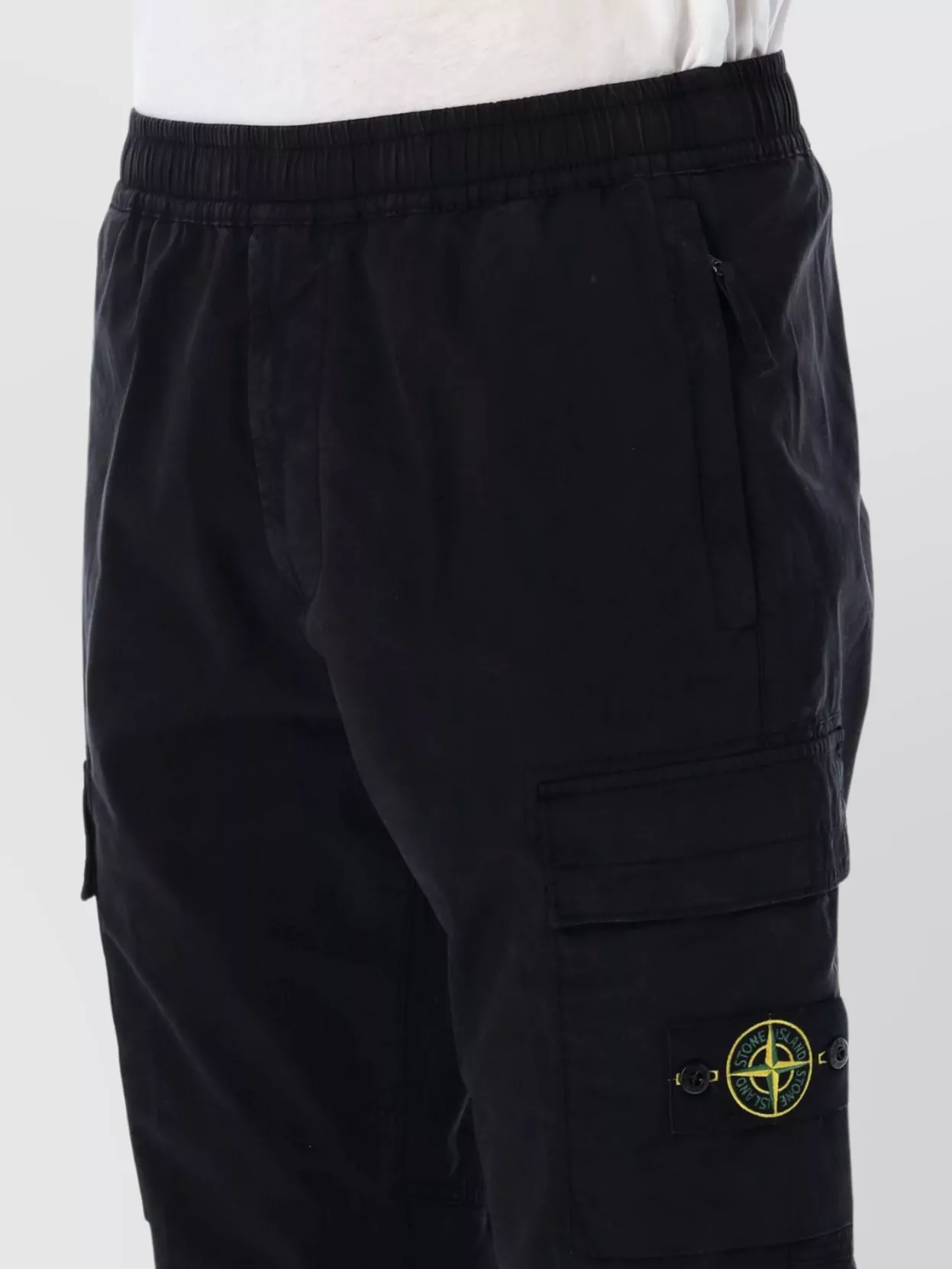 Stone Island Cargo Utility Pants Elastic Waistband