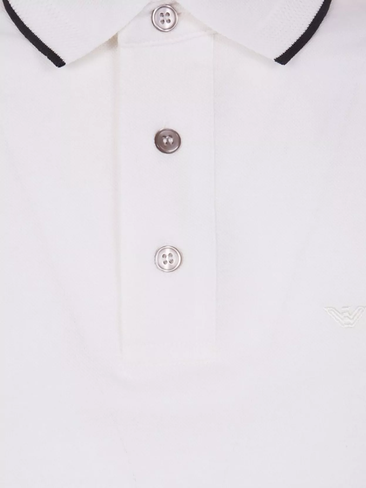 Emporio Armani Trimmed Collar Polo Shirt
