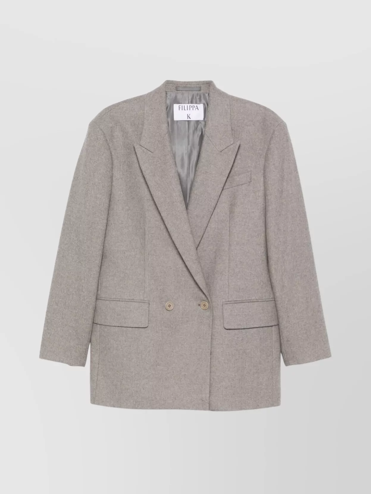 Filippa K Flannel Blazer Double-Breasted Jacket