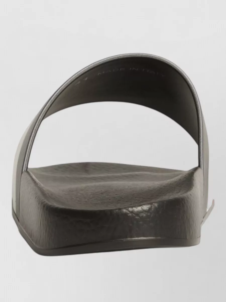 Moncler Striped Rubber Slides