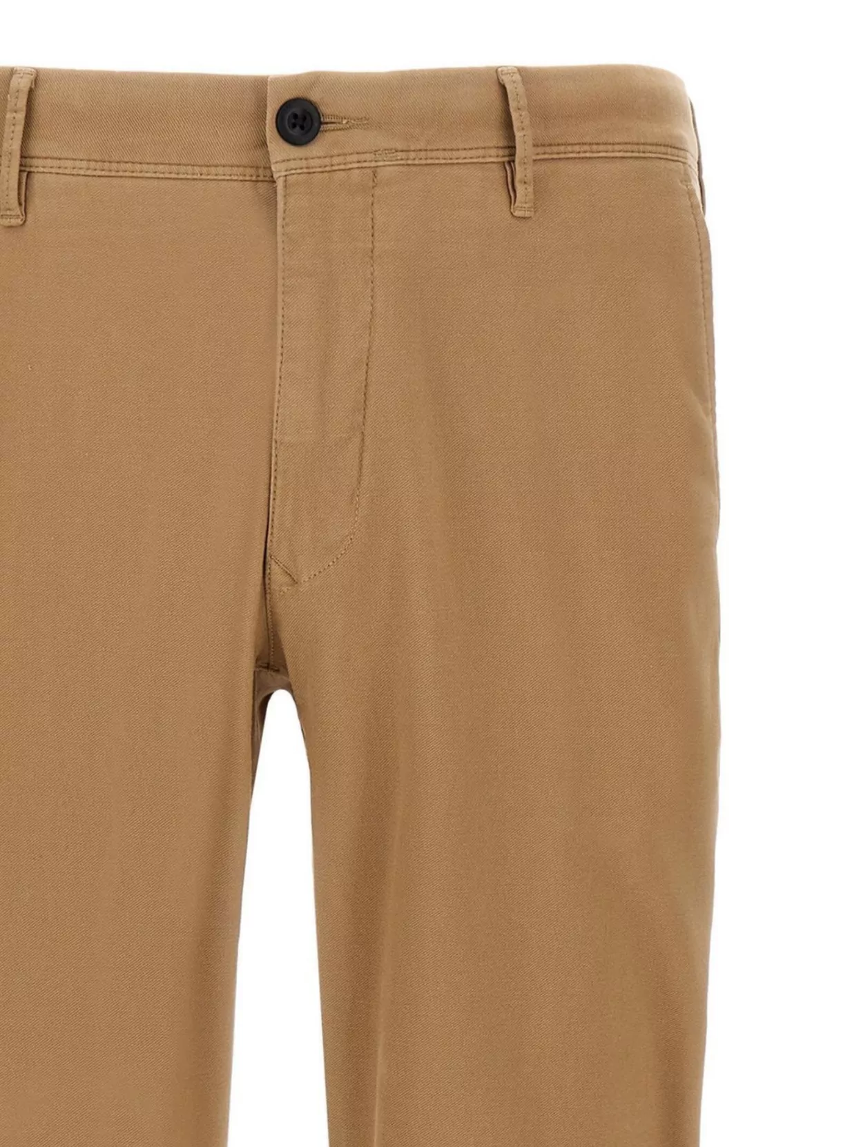 Incotex Cotton Trousers With Back Pocket And Belt Loops