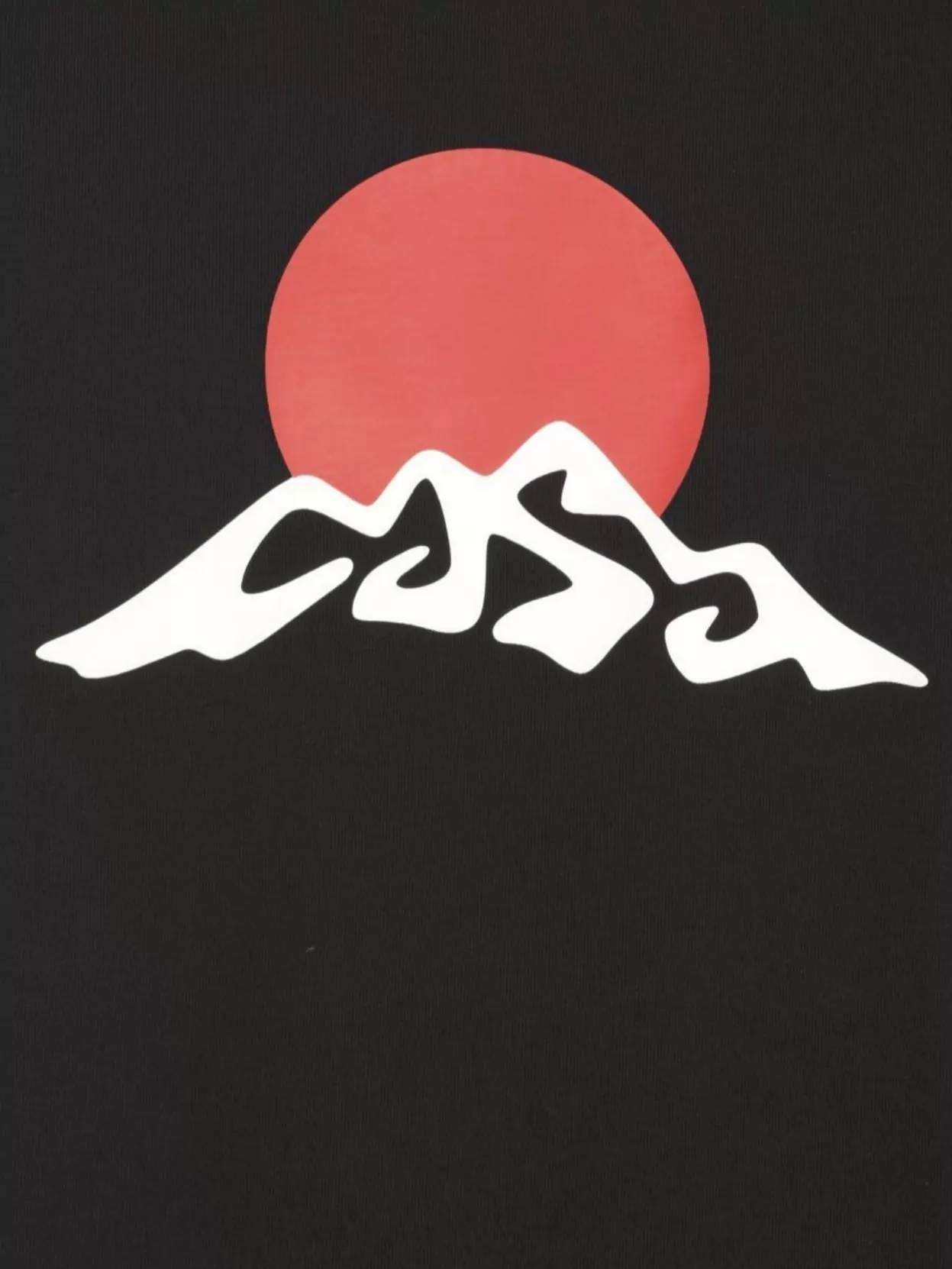 Casablanca Snow Mountain Graphic Print T-Shirt