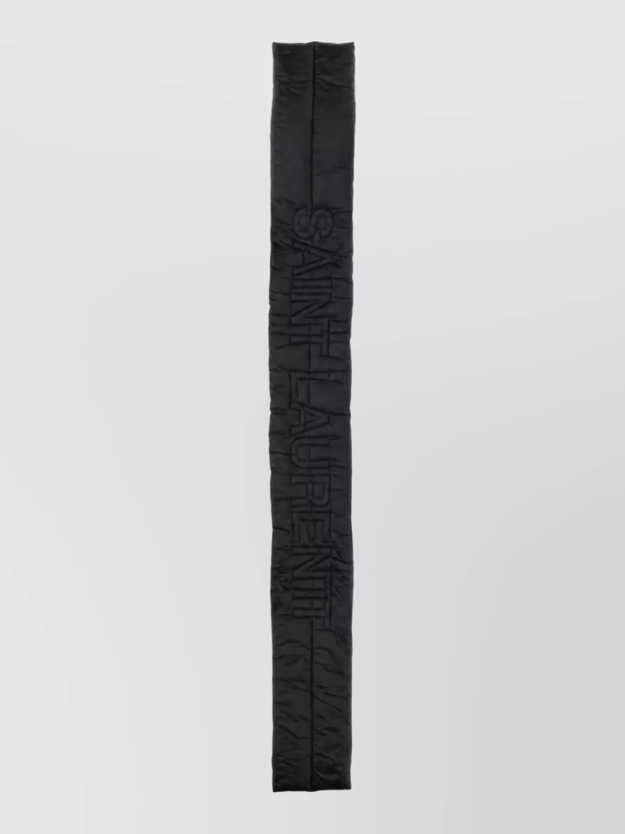 Saint Laurent logo scarf
