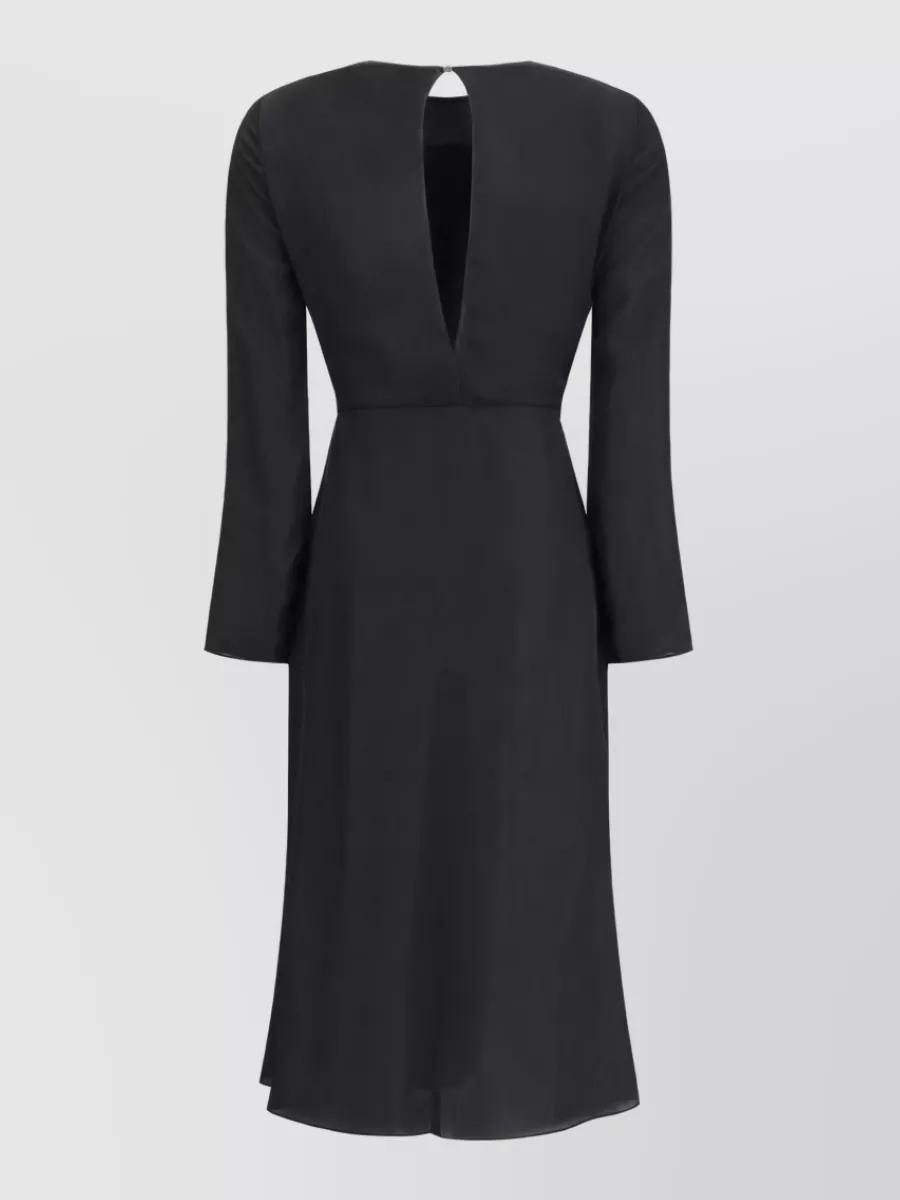 Alaïa Draped Midi Dress