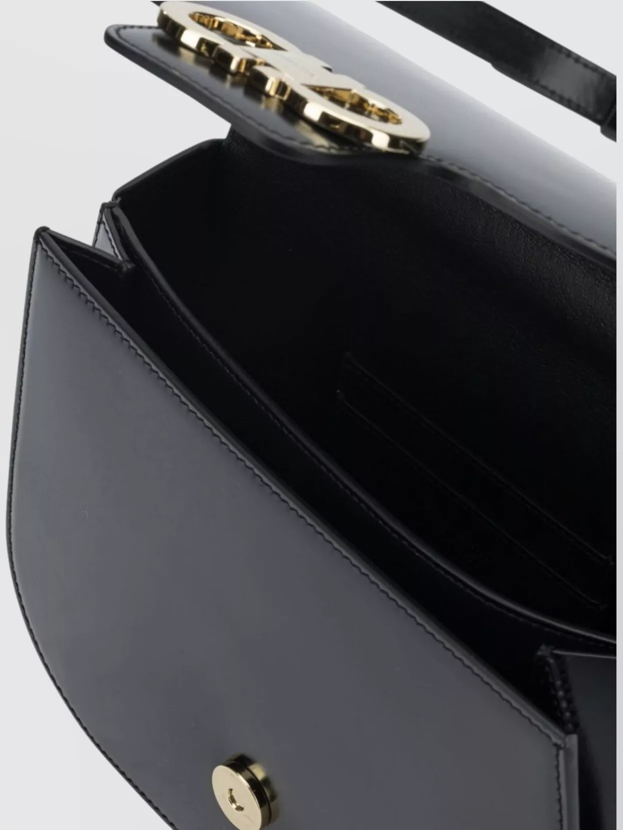 Ferragamo Structured Crossbody Bag Adjustable Strap