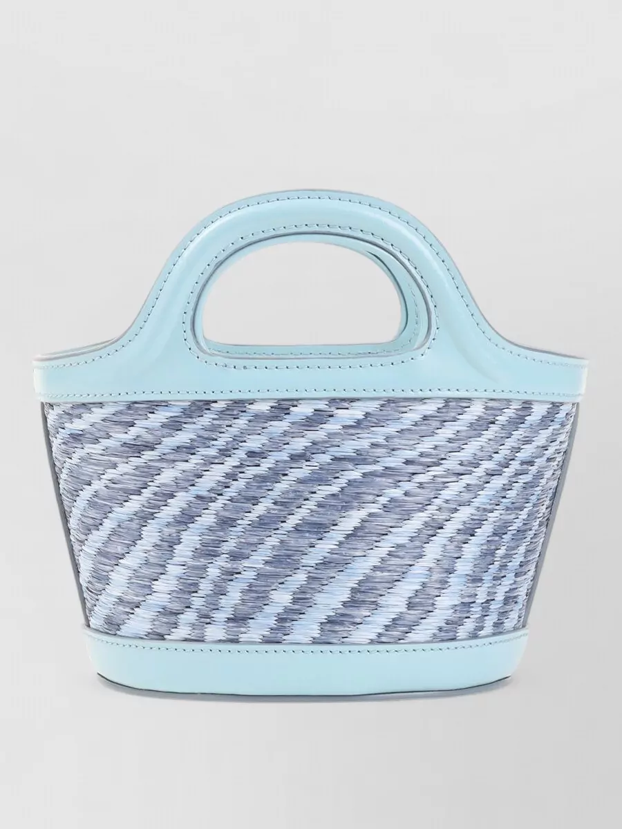Marni Tropicalia Micro Raffia-Effect Mini Bag