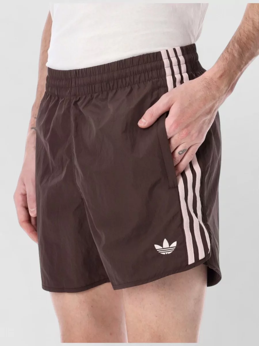 Adidas Originals Running Shorts Back Pocket Side Stripes