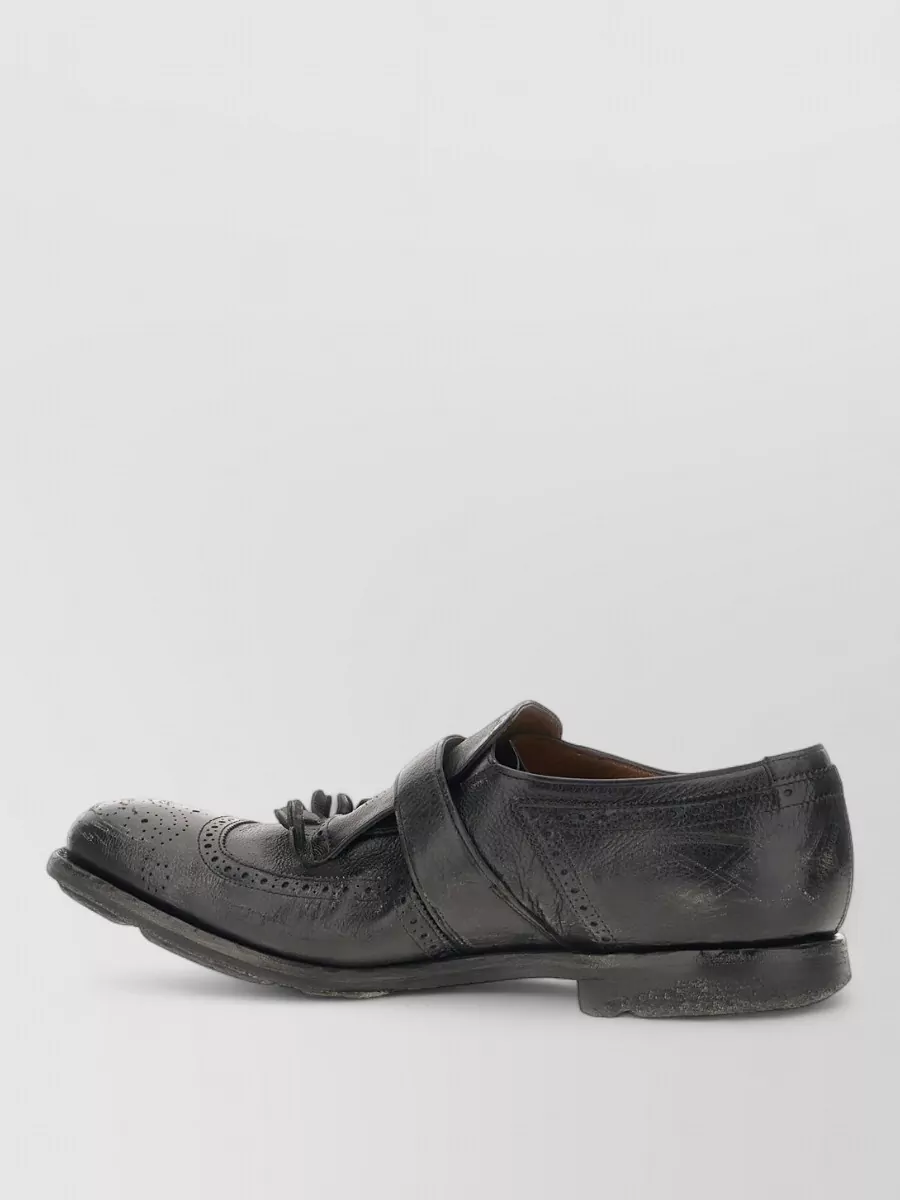 Church's Leather Monk Shoes