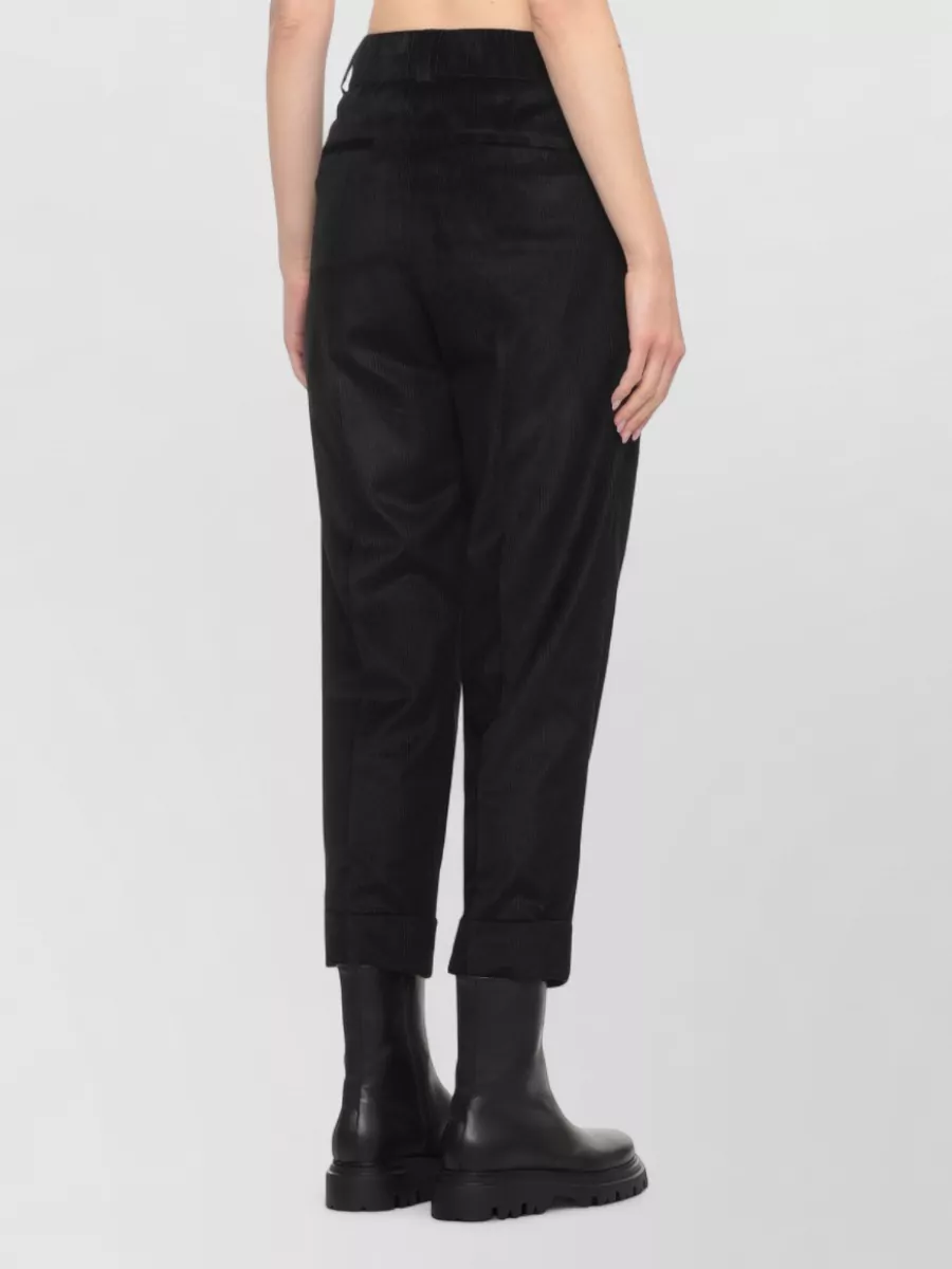 Peserico Tailored Women's Trousers Cuffed Hem