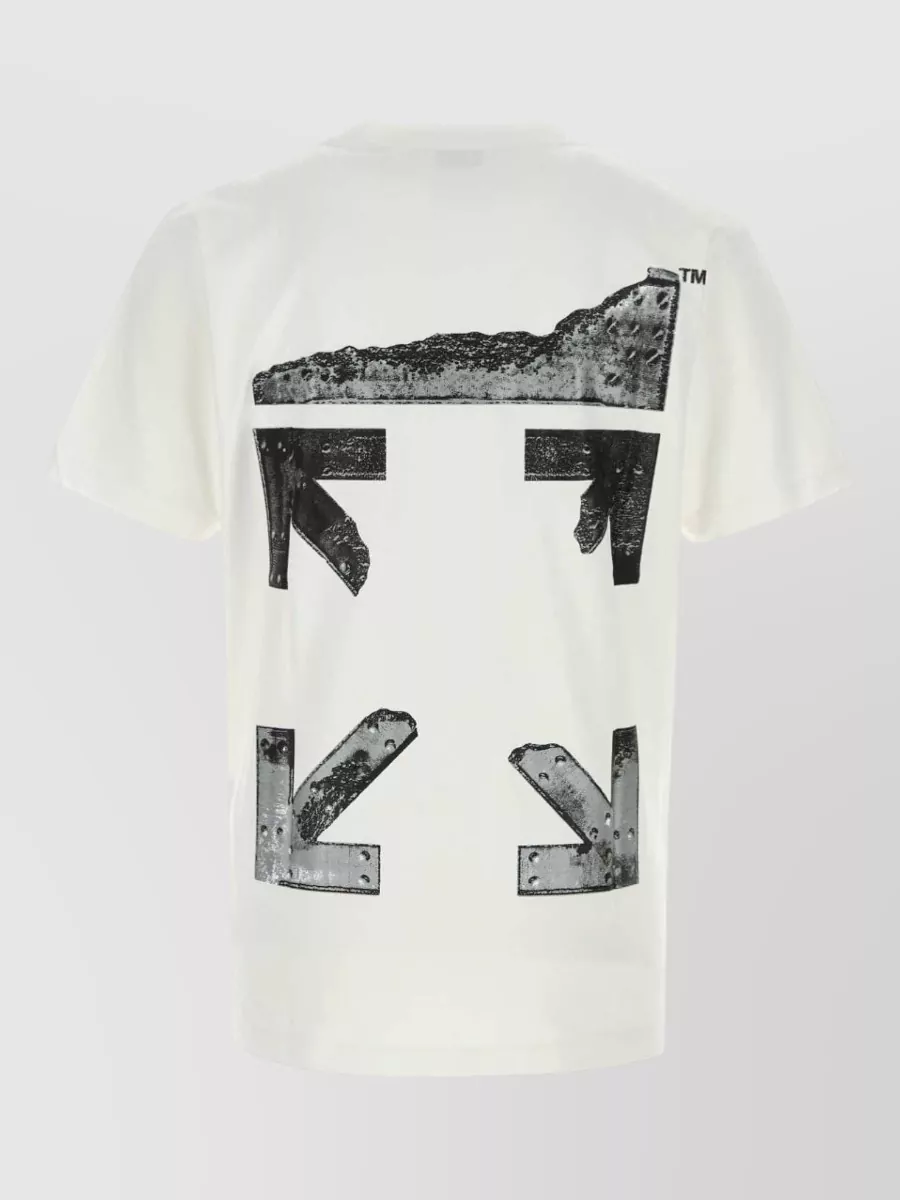 Off-White Cotton T-Shirt