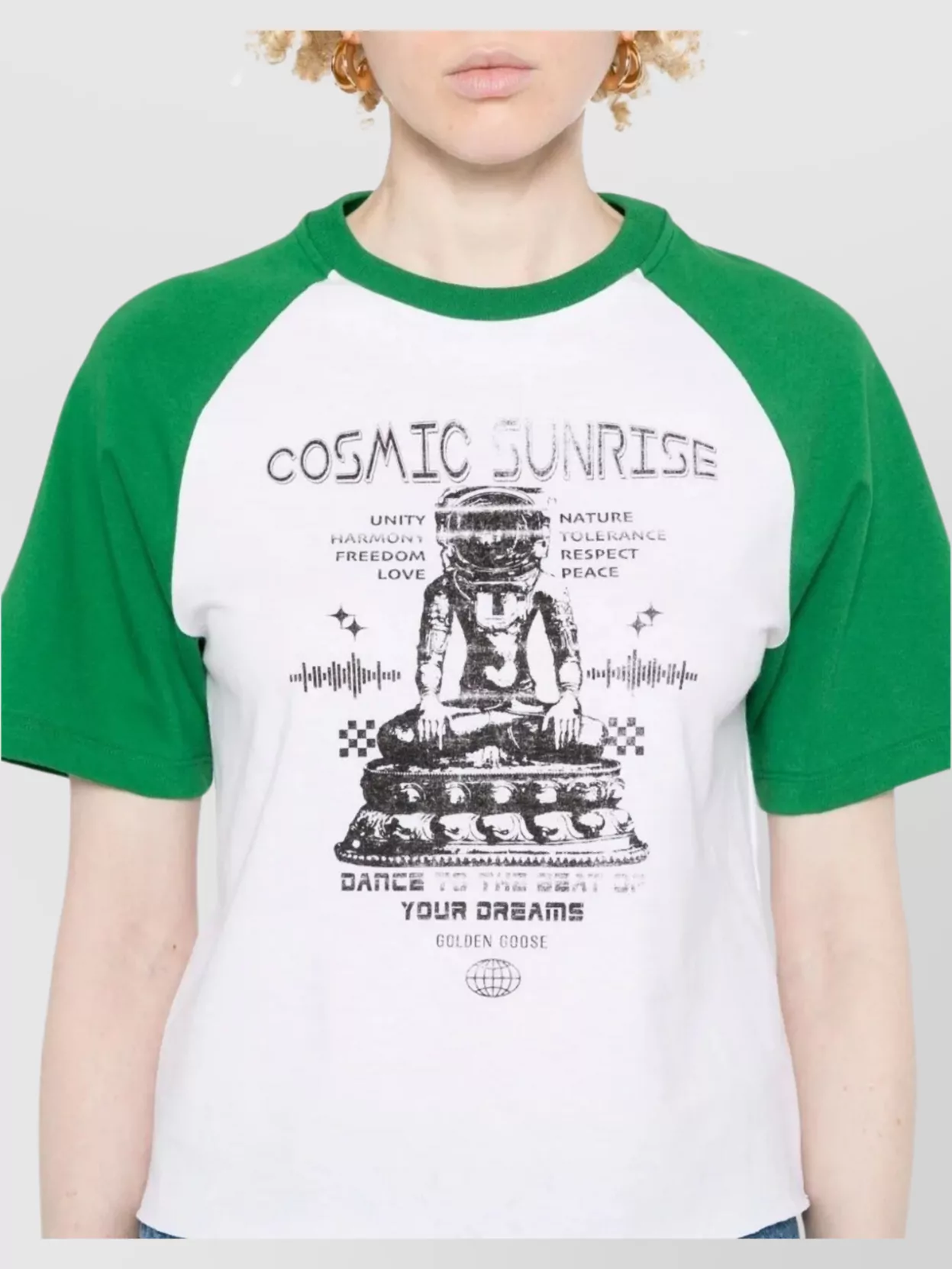 Golden Goose Printed Crew Neck T-Shirt