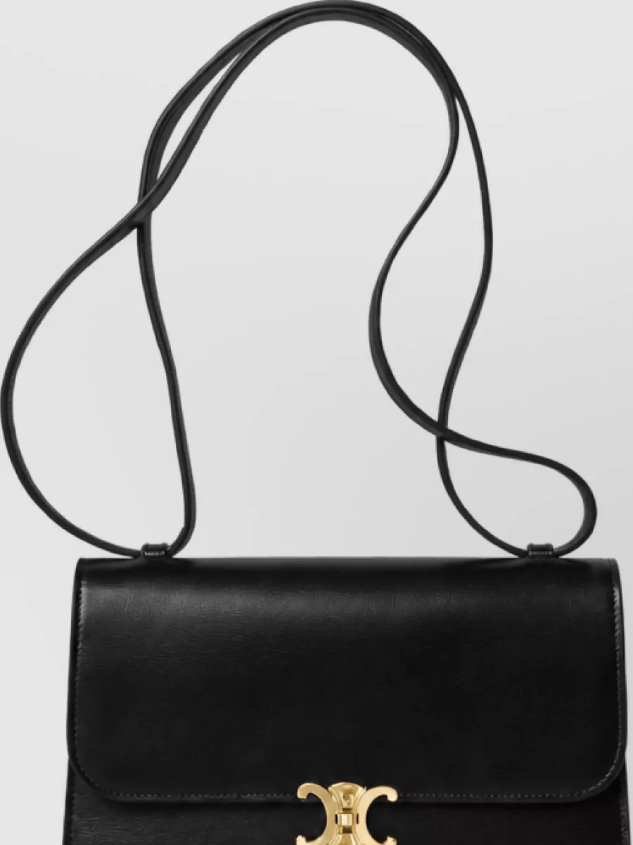 Celine leather clutch bag