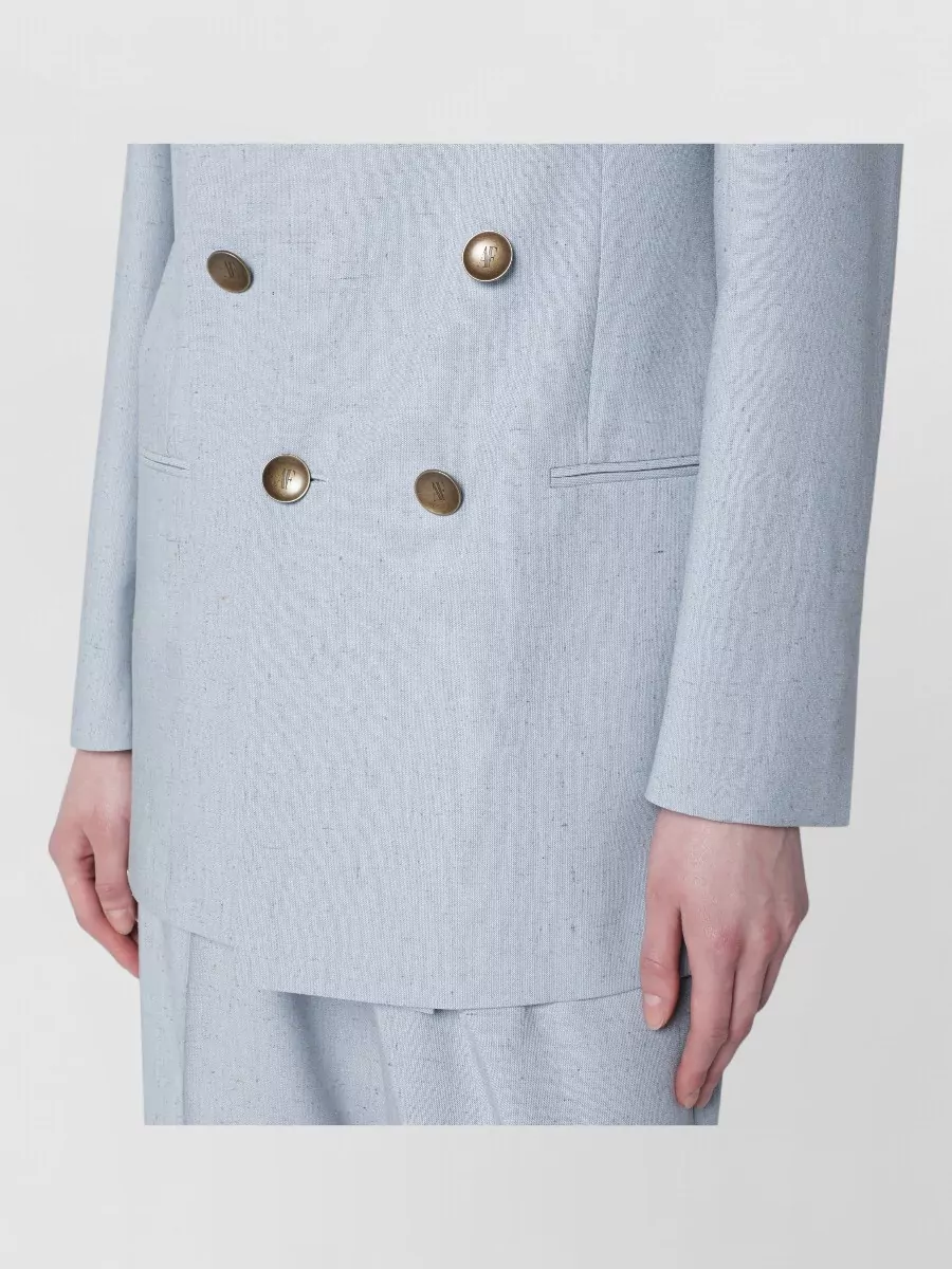 Alberta Ferretti Double-Breasted Coat