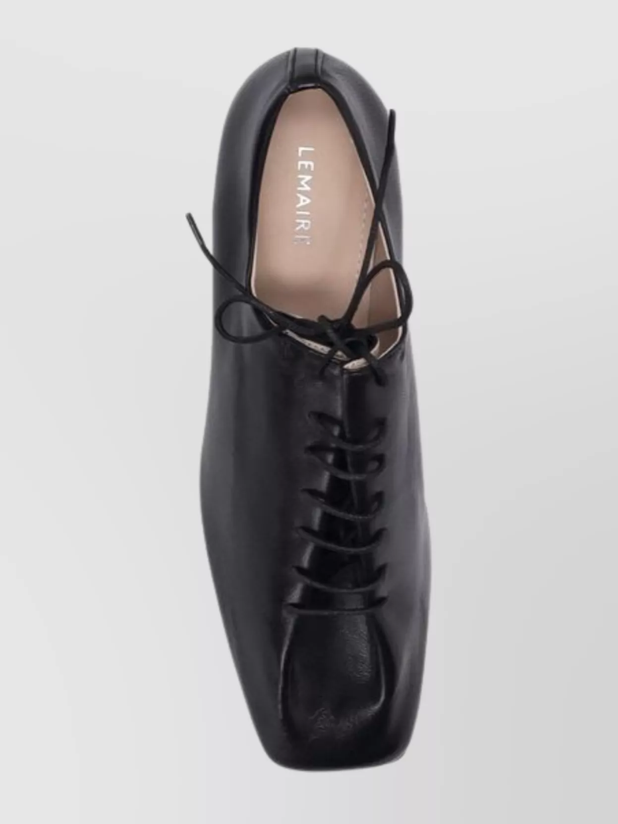 Lemaire Lace-Up Shoes With Block Heel And Square Toe