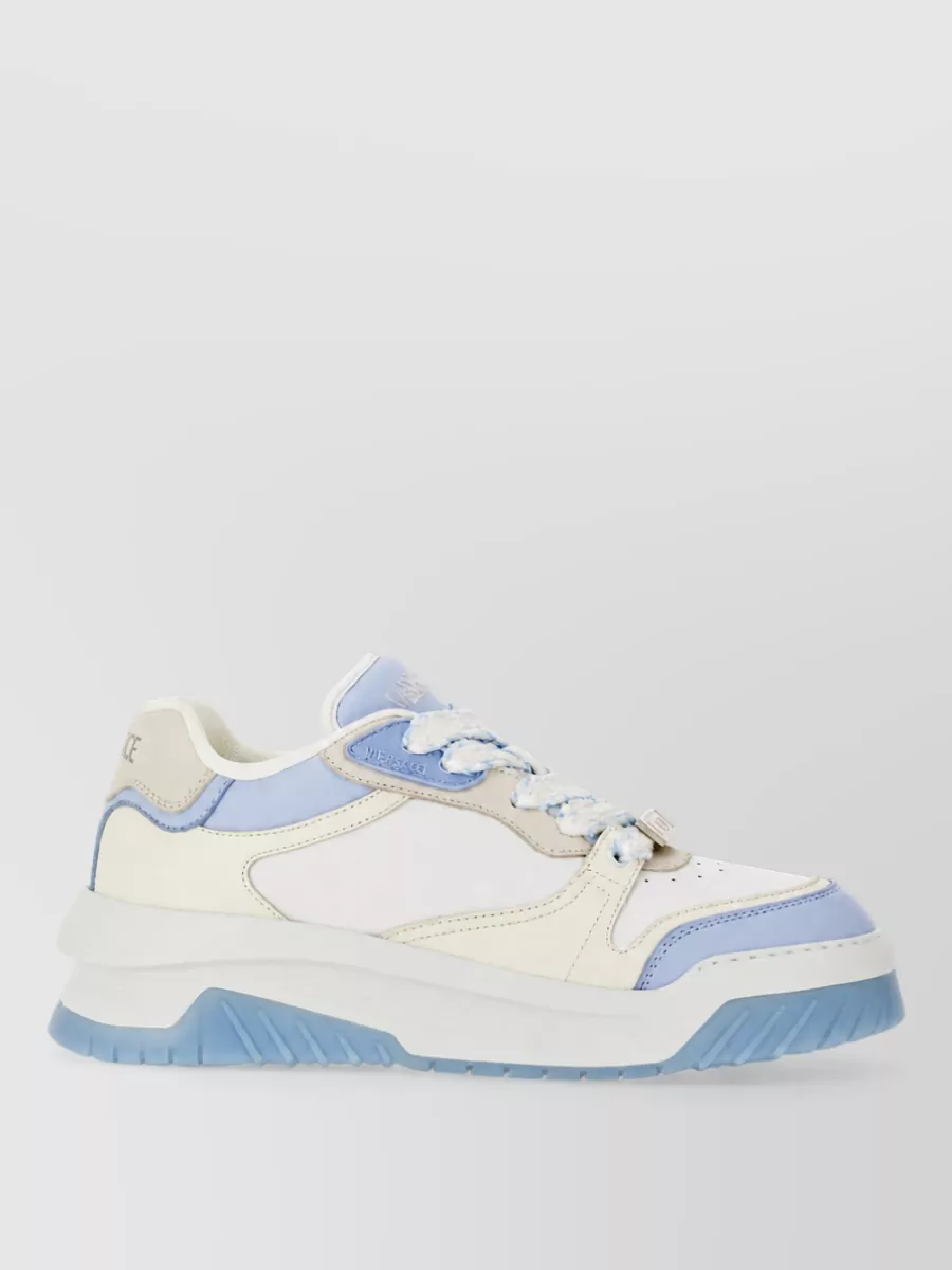 Versace Leather Low-Top Sneakers
