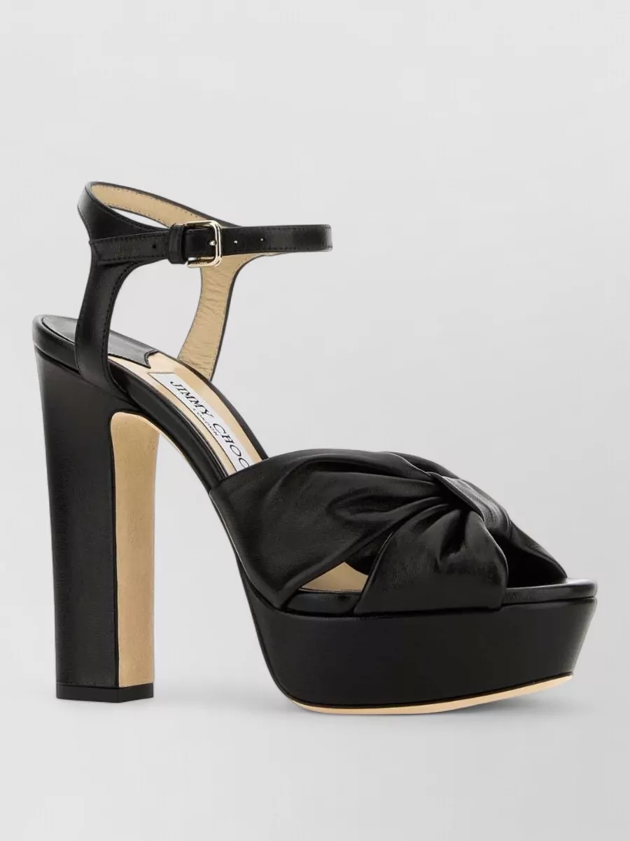 Jimmy Choo leather platform sandals