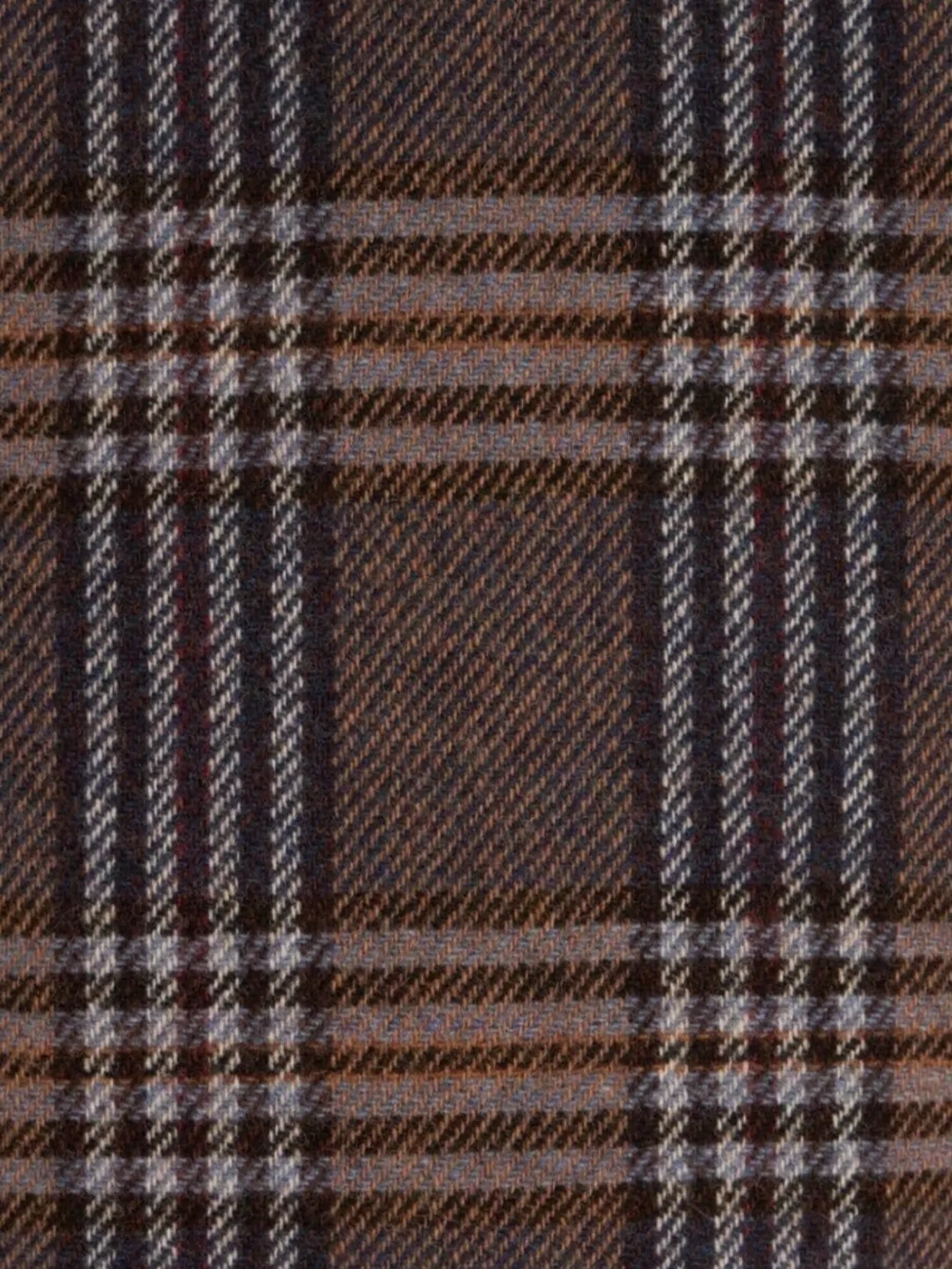 Etro Plaid Coat With High Collar And Pockets
