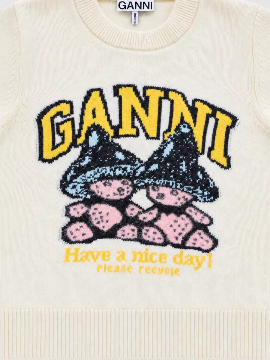Ganni Wool Sweatshirt