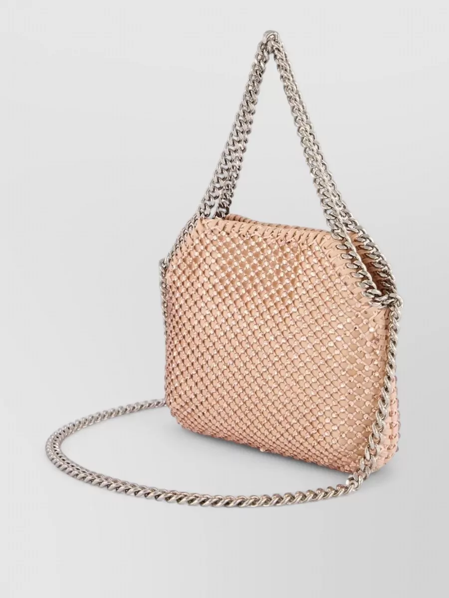 Stella Mccartney Falabella Mini Braided Shoulder Bag