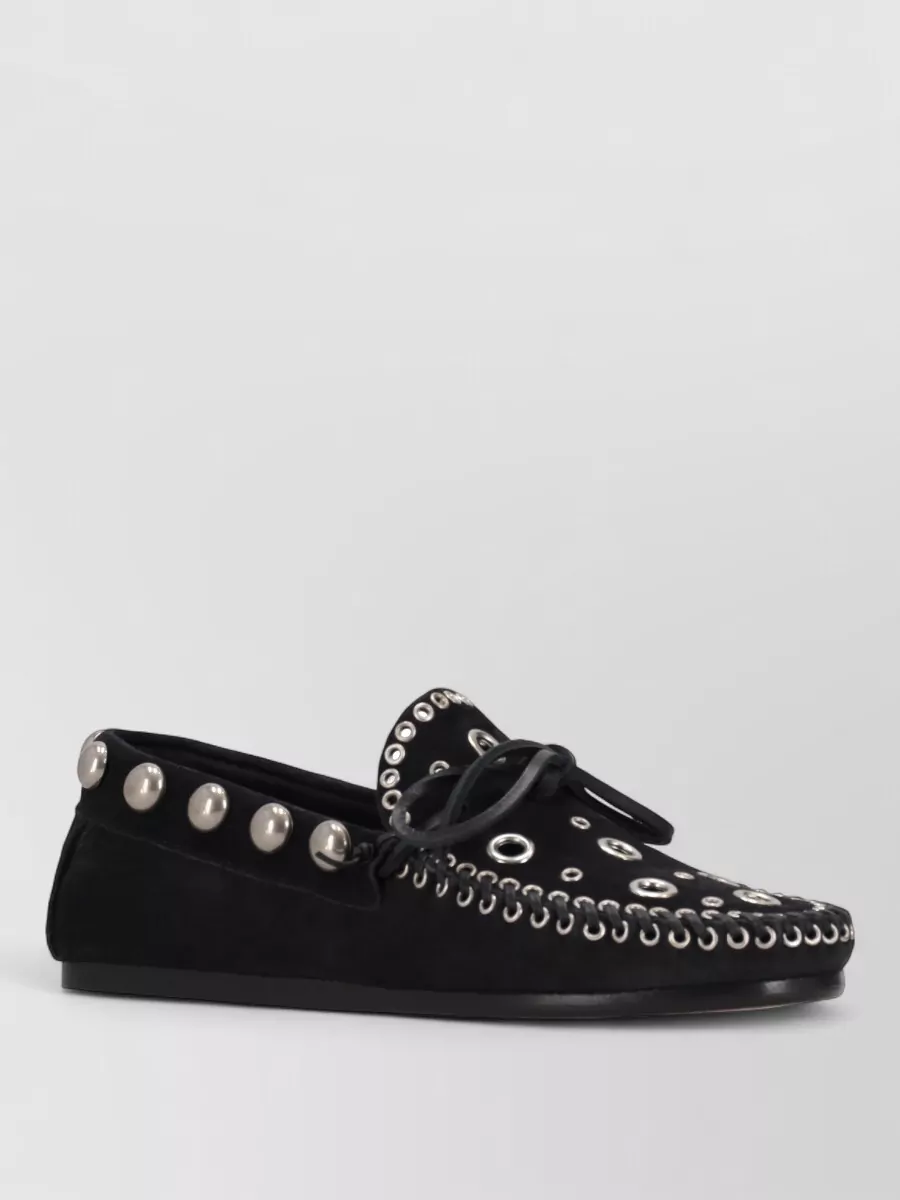 Isabel Marant Suede Leather Lace-Up Shoes
