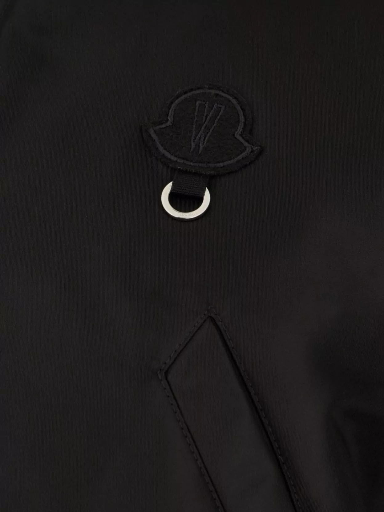 Moncler Genius Malek 6 Moncler Willow Smith Jacket With Logo Patch And Iconic Metal Detail In Black