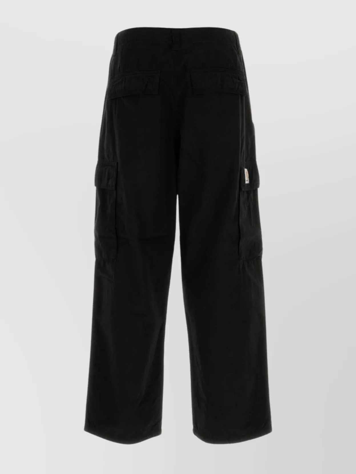 Carhartt Wip Pantalone Cole Cargo Lane Popelin In Black