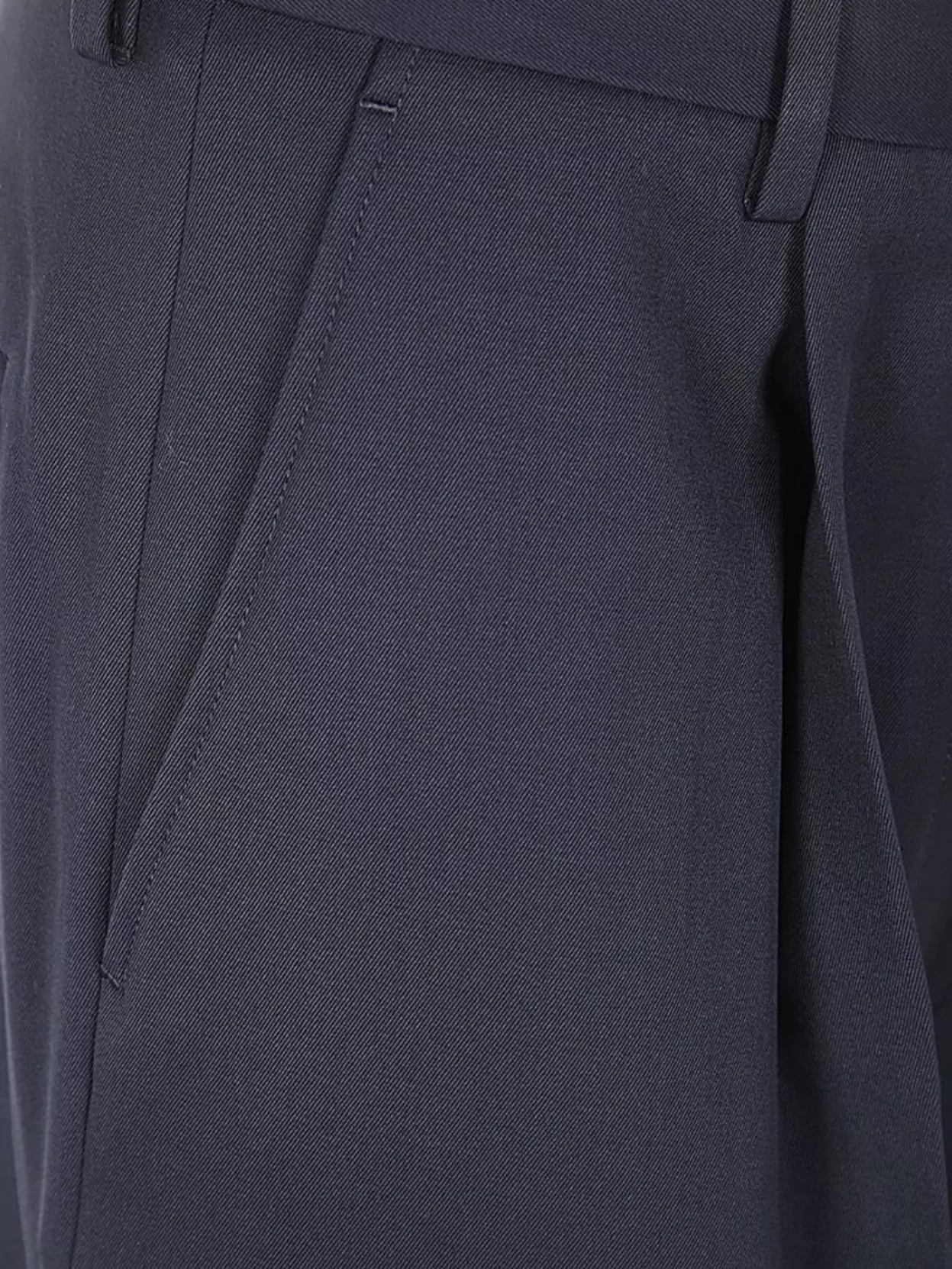 Dries Van Noten Wide Leg Pleated Trousers Pockets