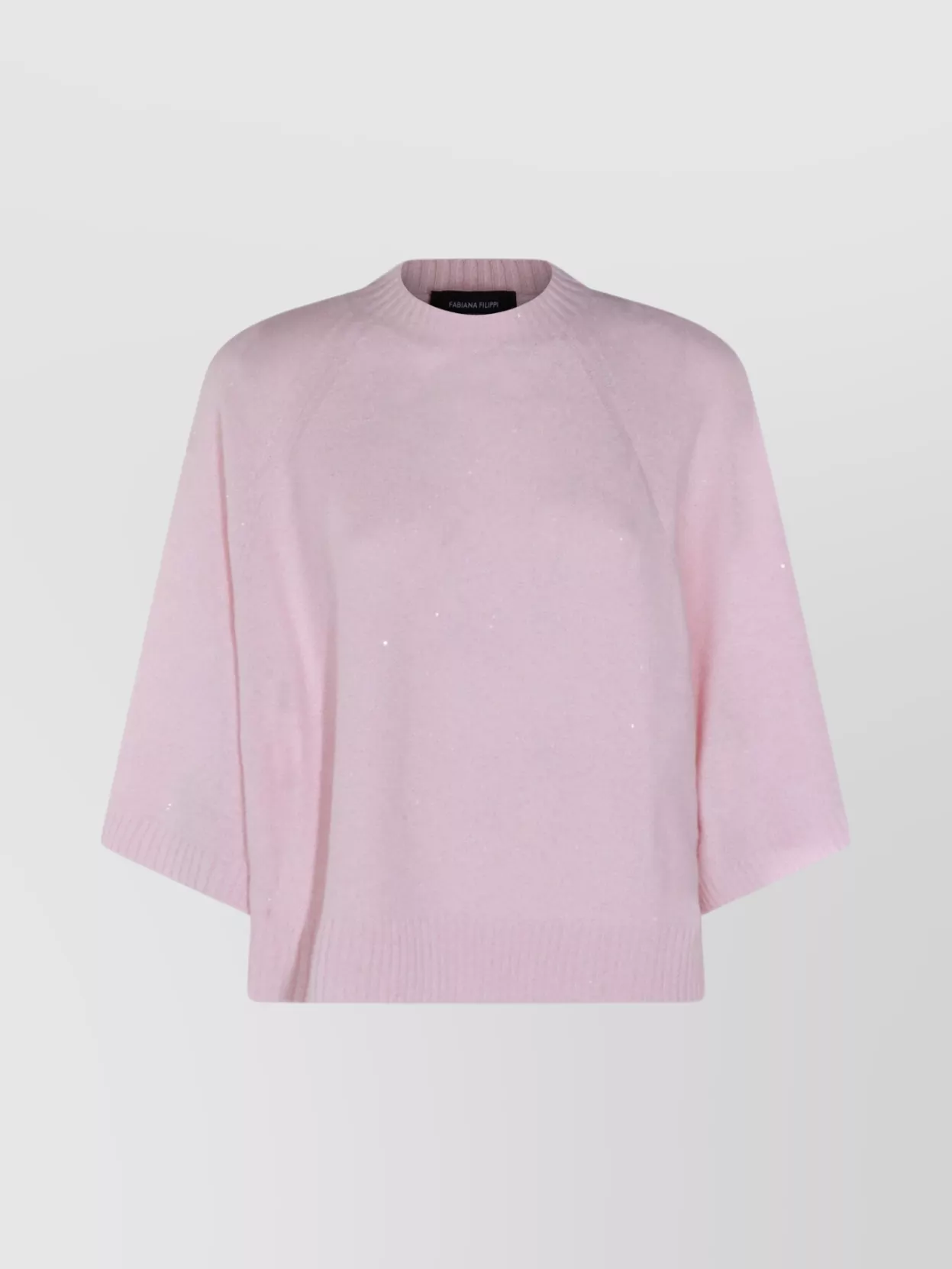Fabiana Filippi Short Sleeve Top Raglan Design In Pink