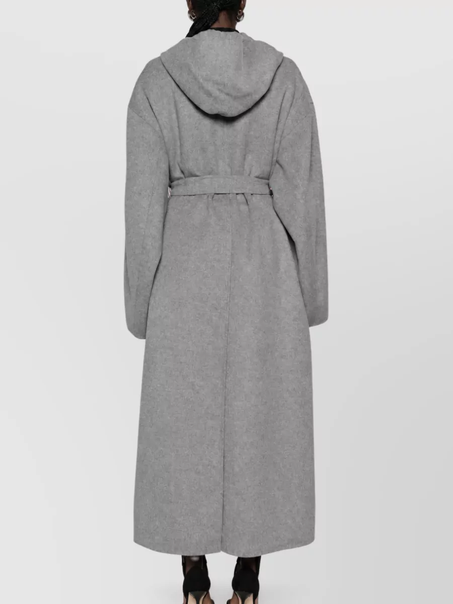 Sportmax Virgin Wool Belted Fitted Jacket